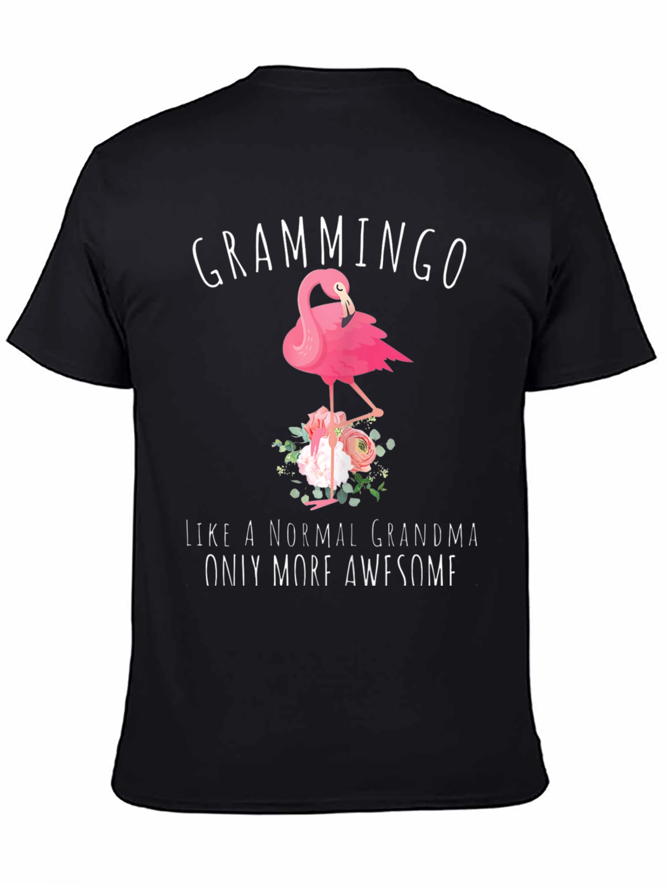 Grammingo T-Shirt - Awesome Grandma Flamingo Tee