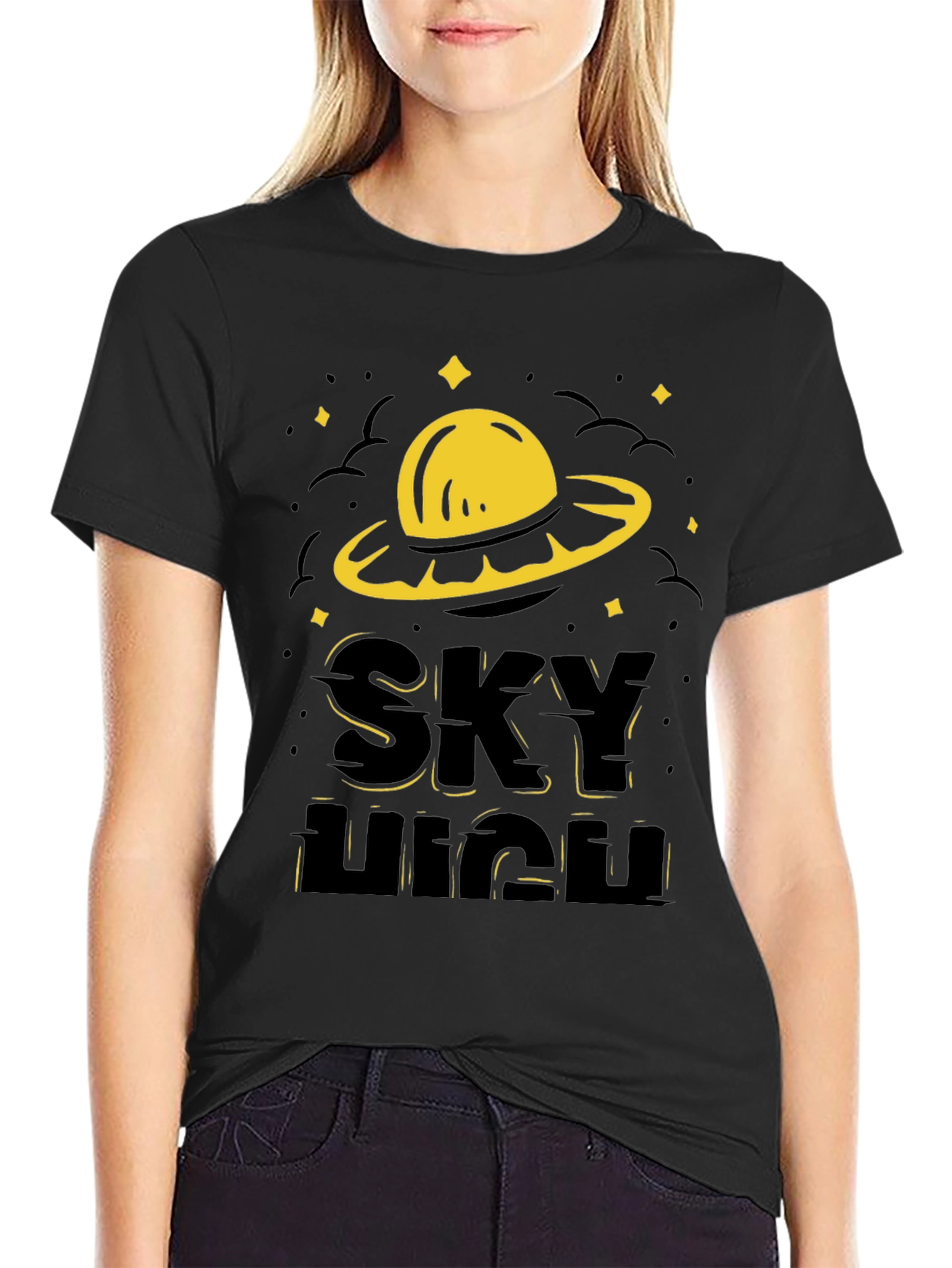 Sky High UFO Graphic Tee