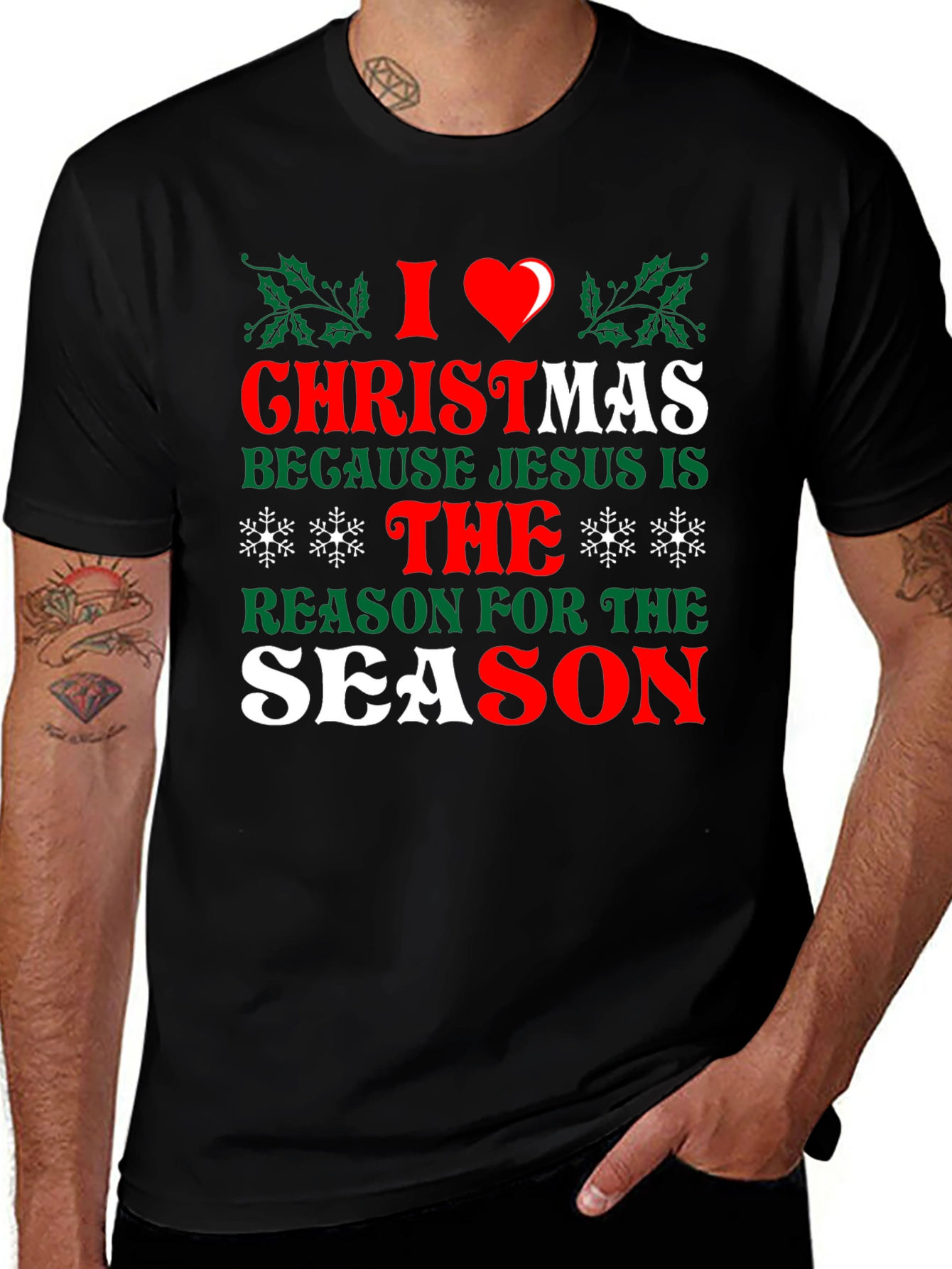 I Heart Christmas Graphic Tee
