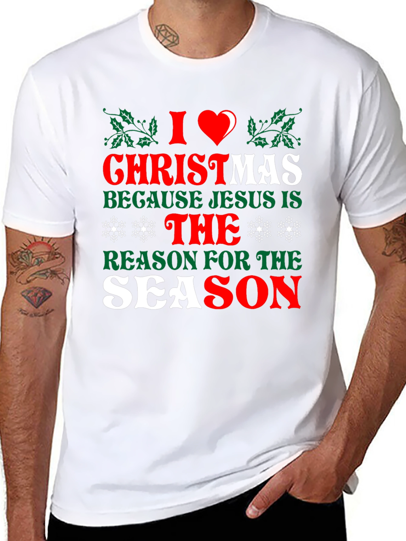 I Heart Christmas Graphic Tee
