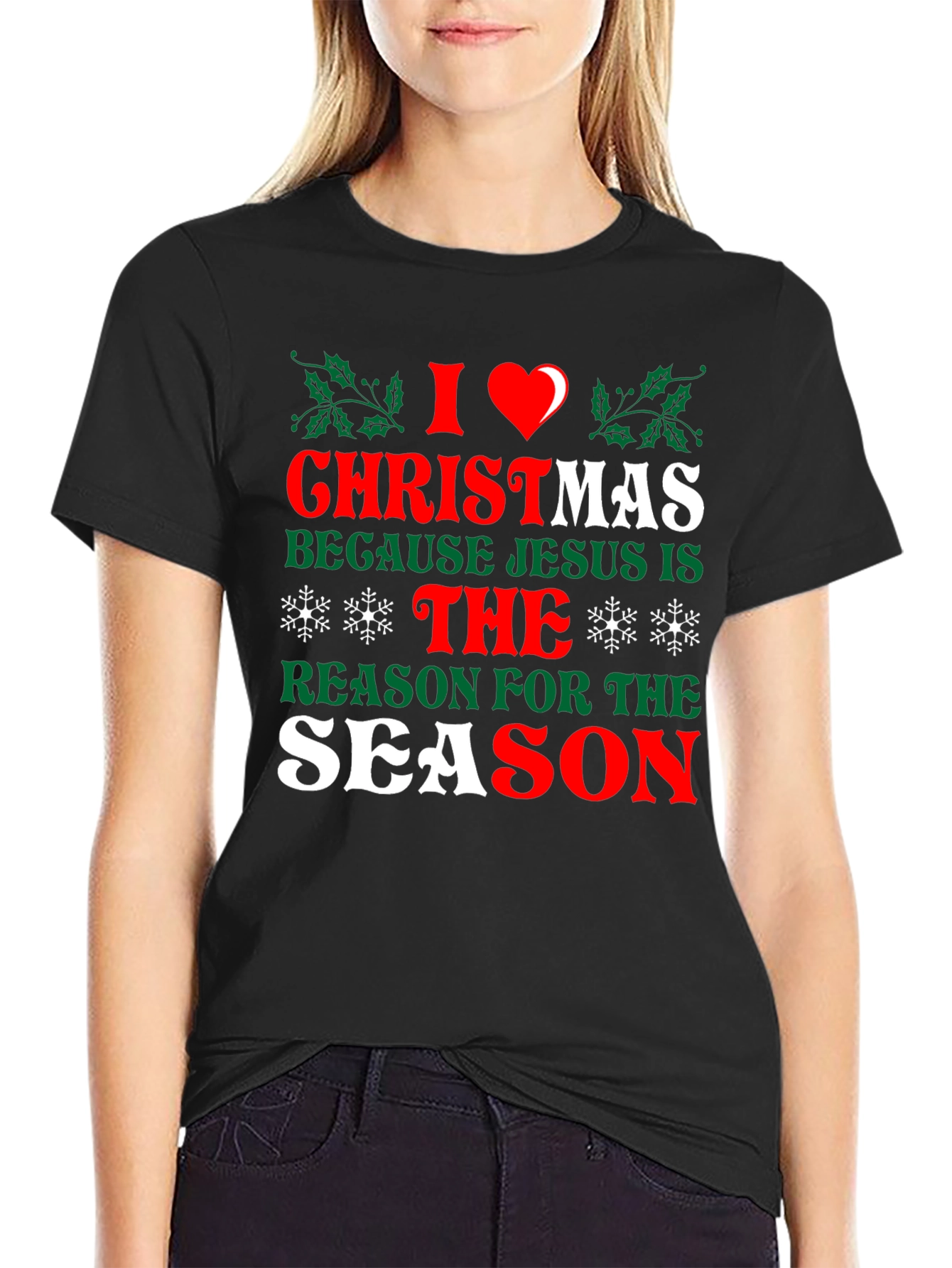 I Heart Christmas Graphic Tee