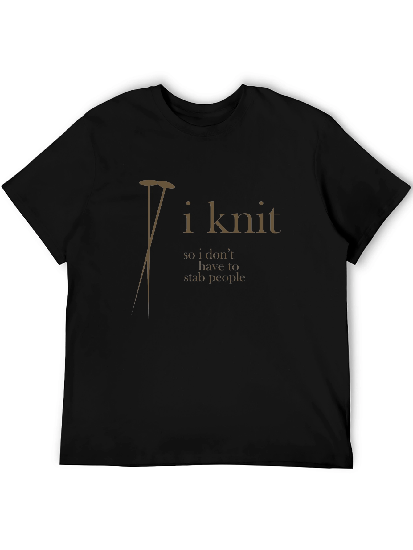 I Knit Funny T-Shirt