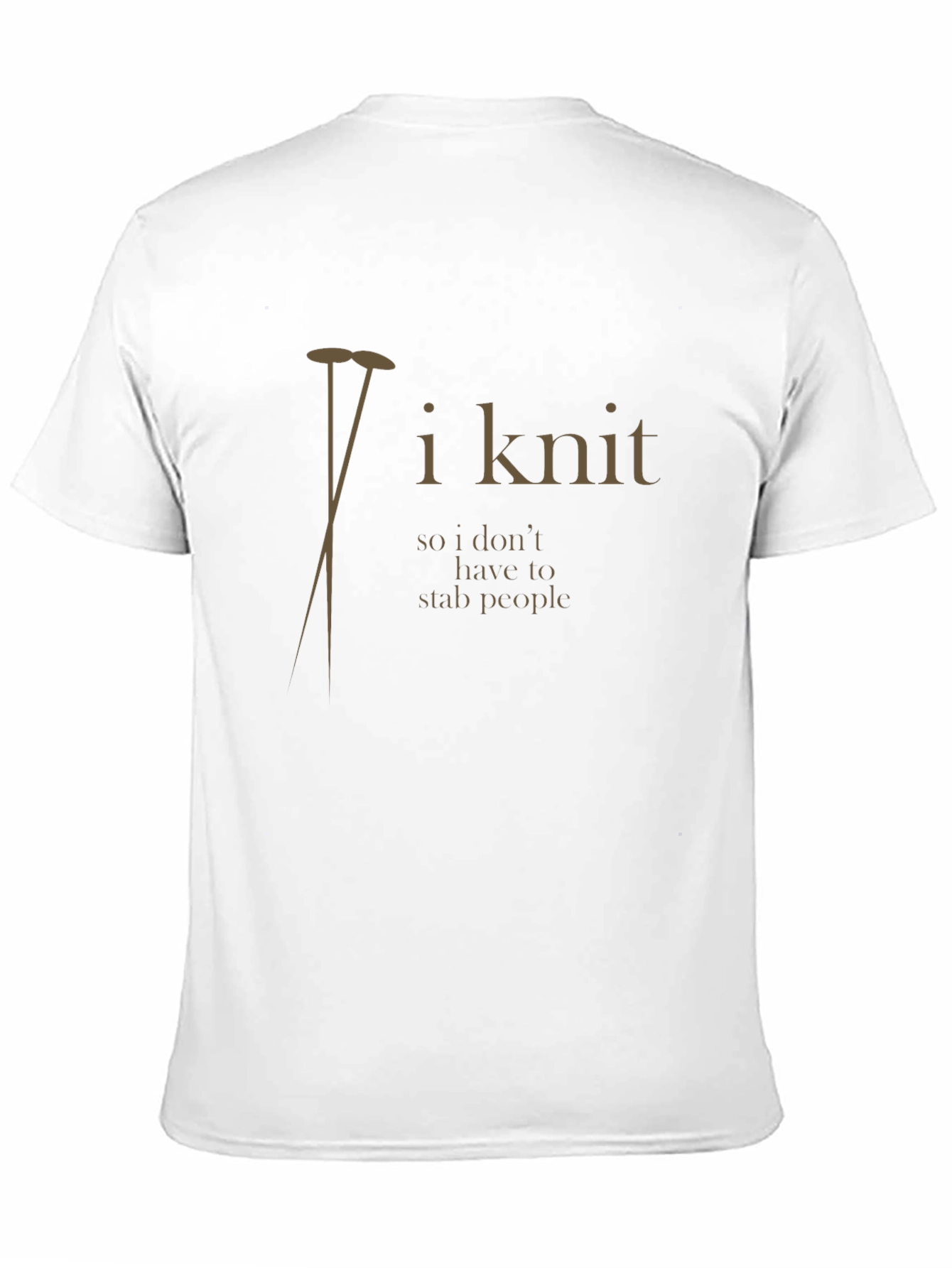 I Knit Funny T-Shirt