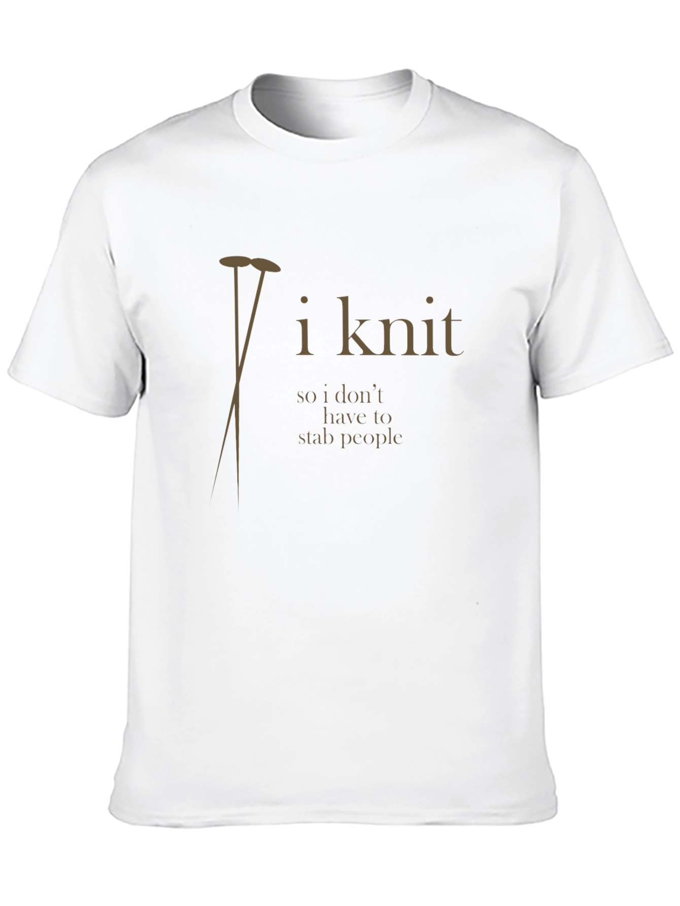 I Knit Funny T-Shirt