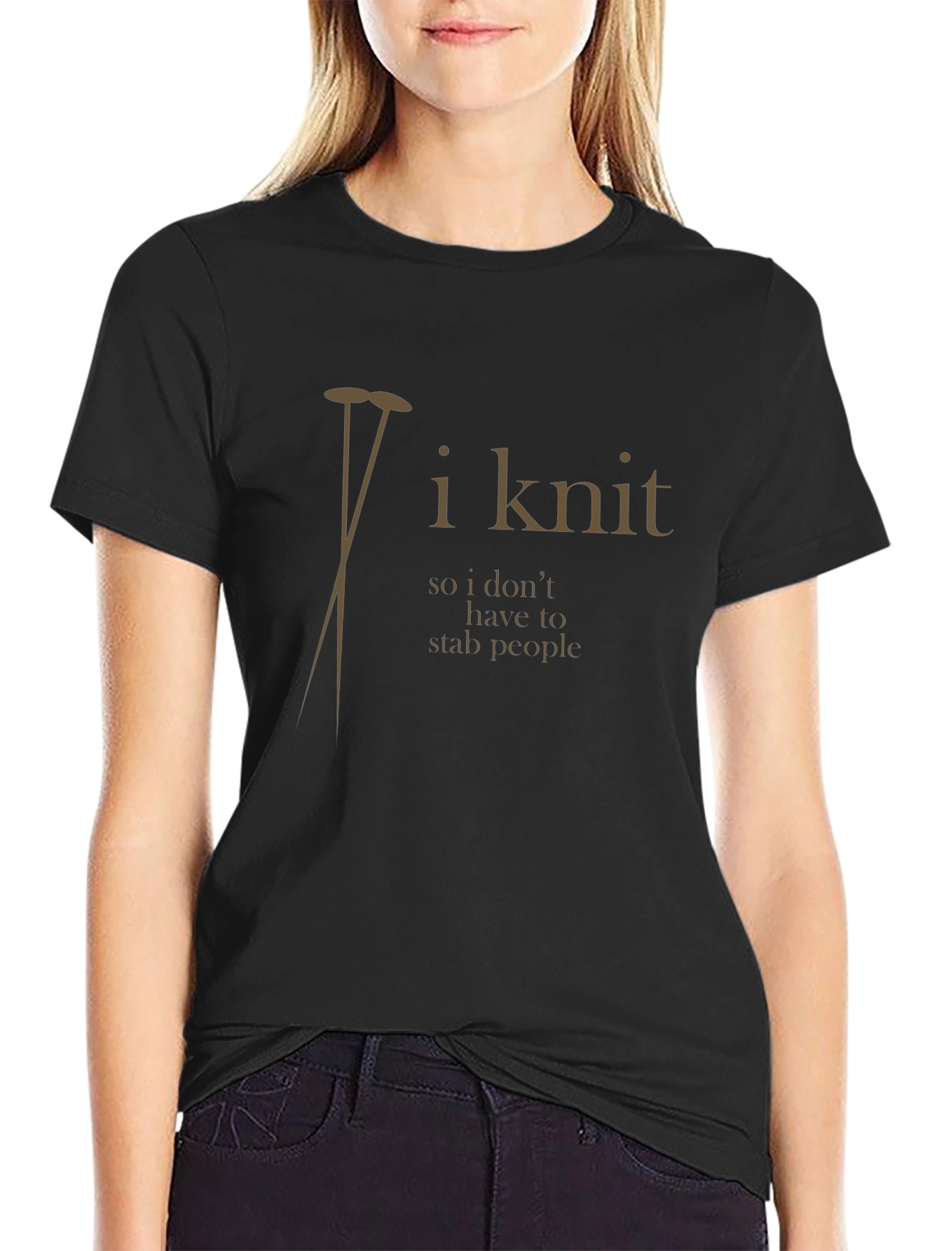 I Knit Funny T-Shirt
