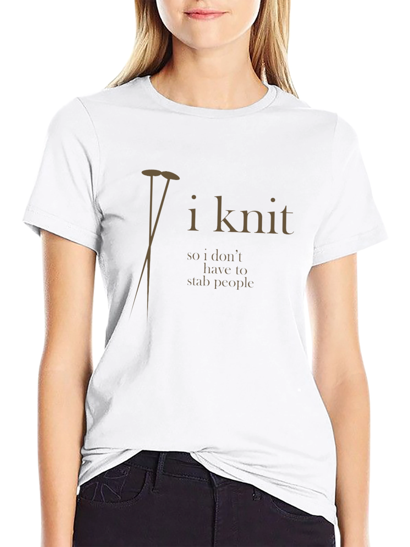 I Knit Funny T-Shirt