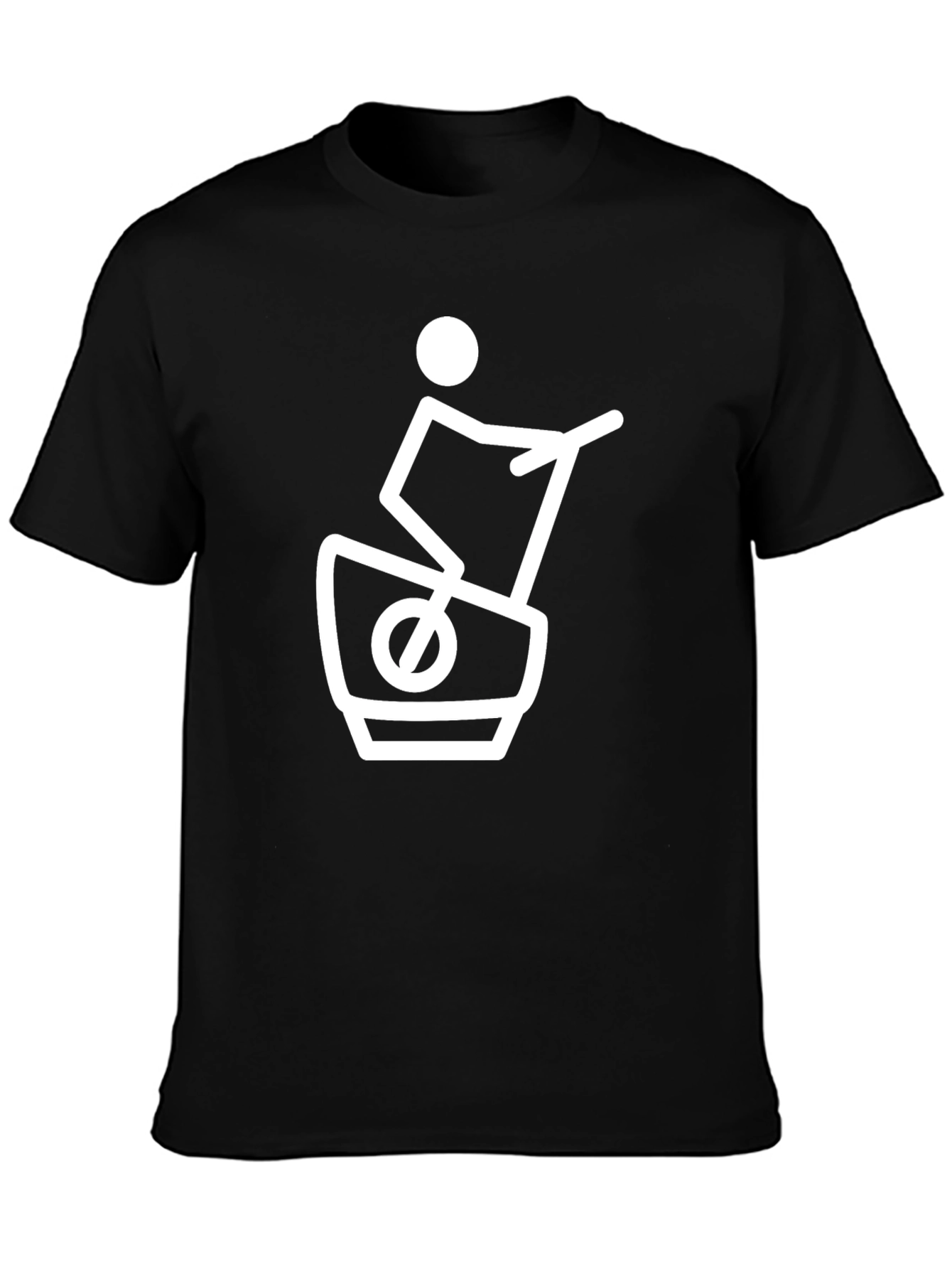 Unique Graphic Tee - Silly Treadmill Design