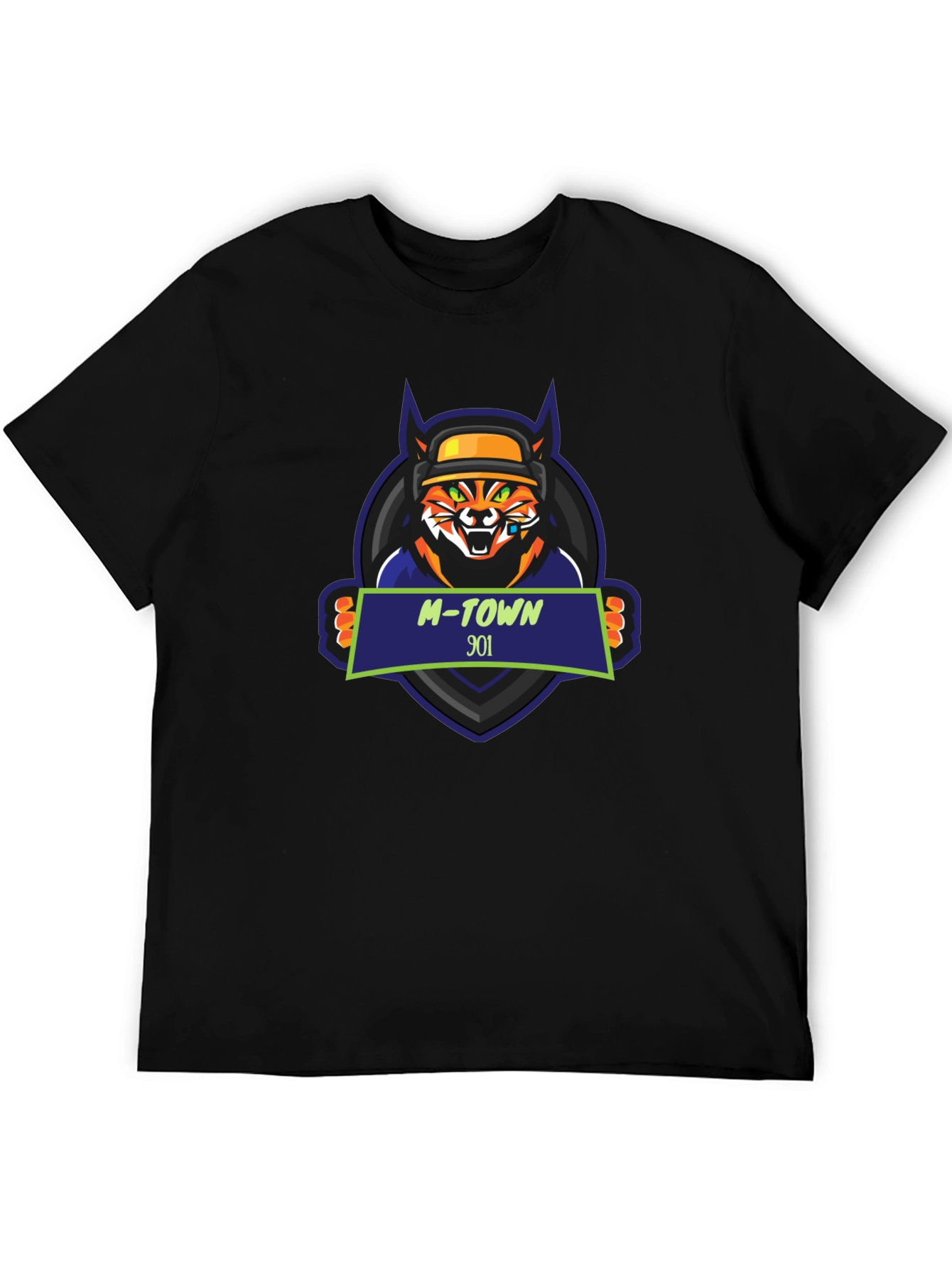 Cool M-Town 901 Tiger Graphic T-Shirt