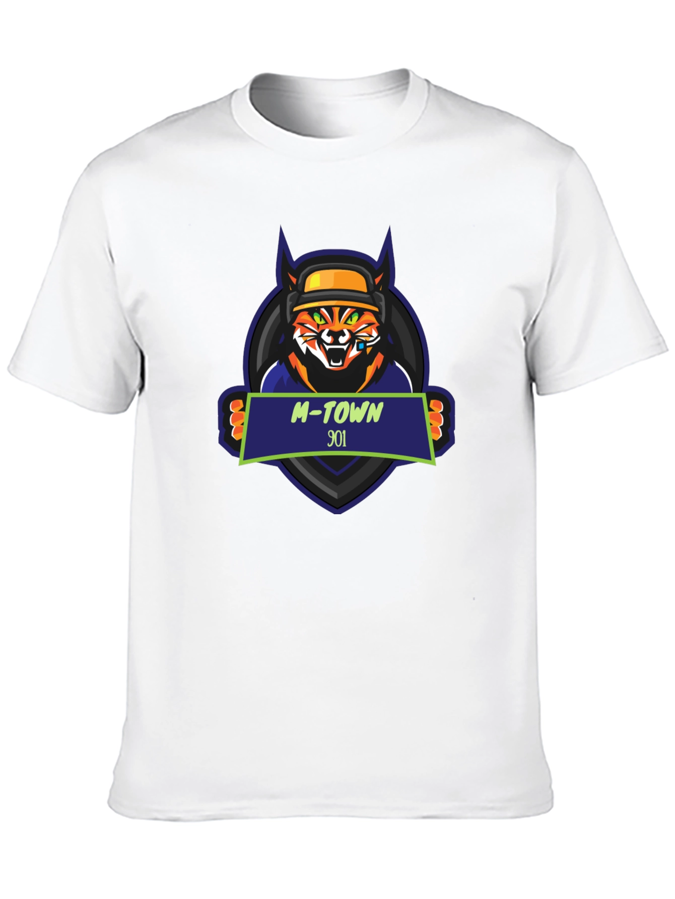 Cool M-Town 901 Tiger Graphic T-Shirt