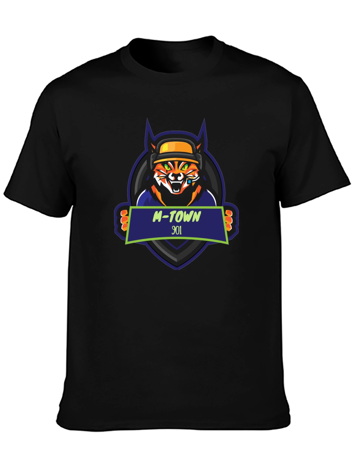 Cool M-Town 901 Tiger Graphic T-Shirt
