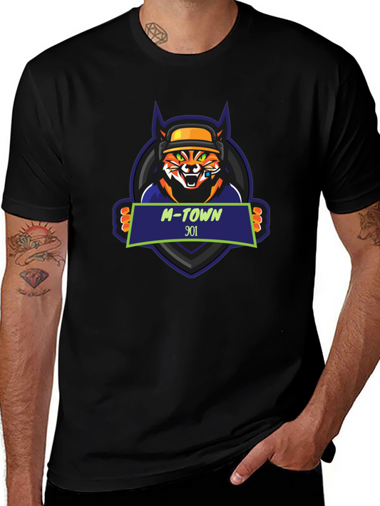 Cool M-Town 901 Tiger Graphic T-Shirt