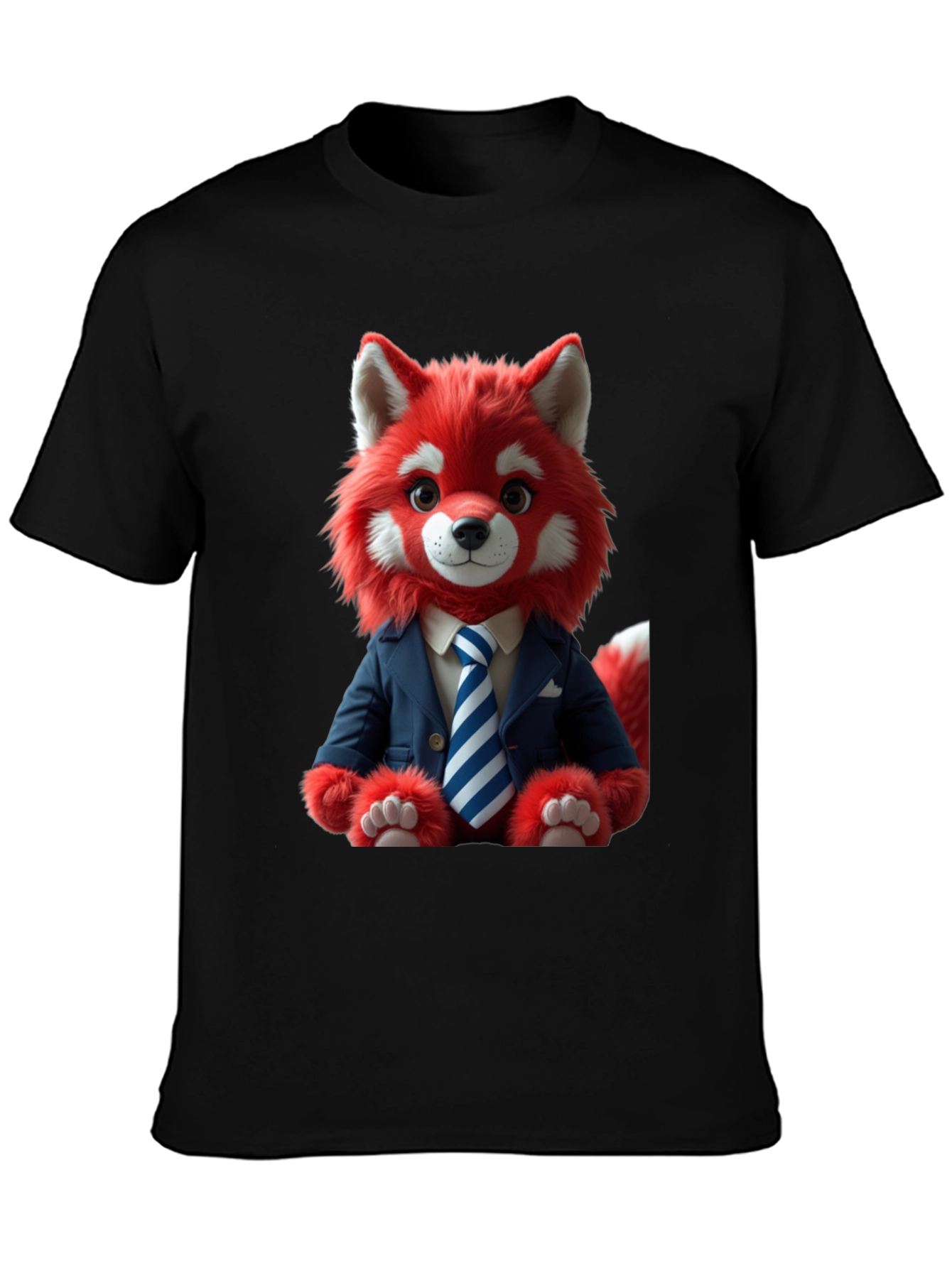 Red Panda in Suit Graphic T-Shirt