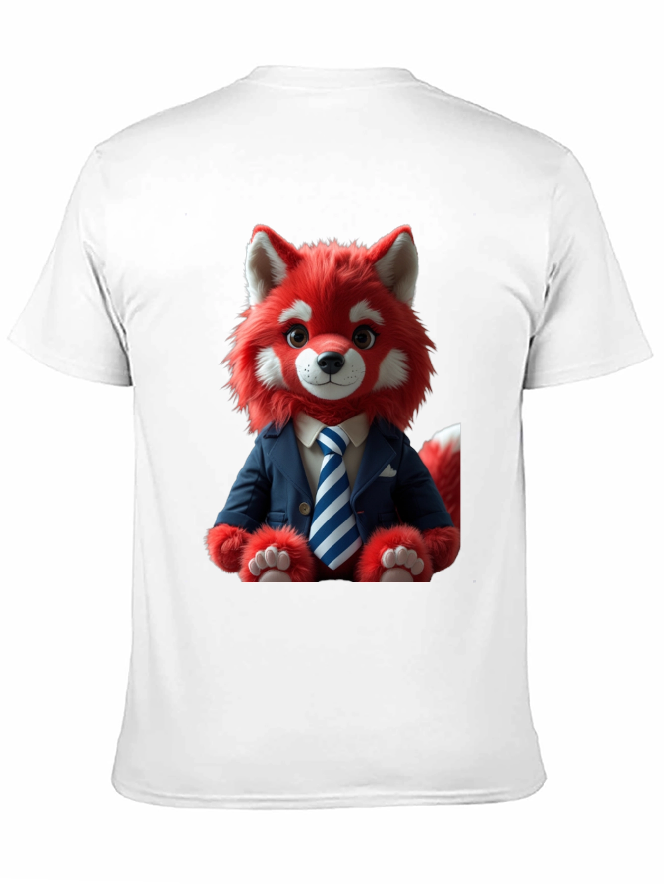 Red Panda in Suit Graphic T-Shirt