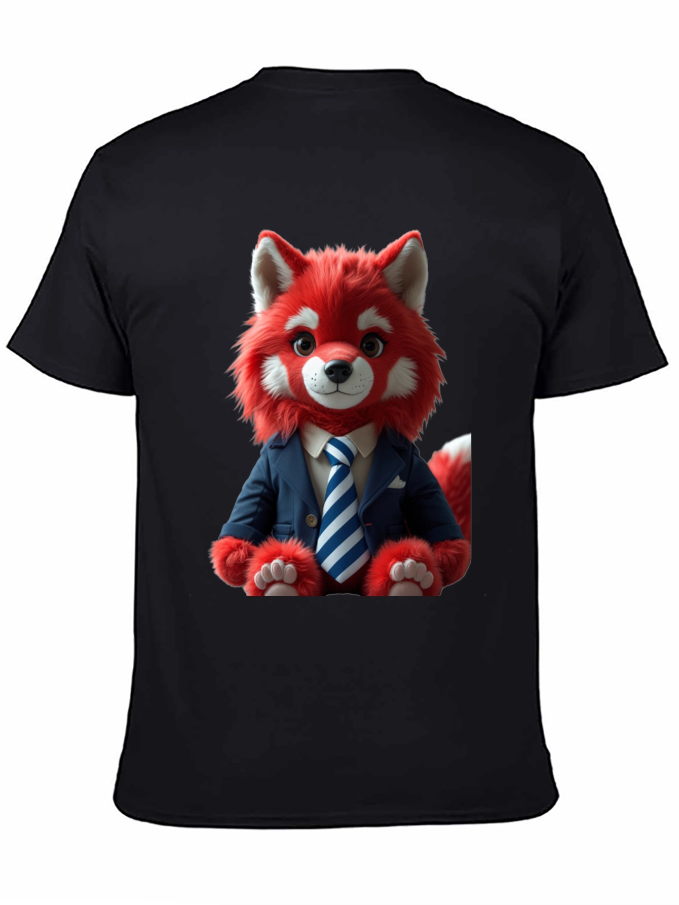 Red Panda in Suit Graphic T-Shirt