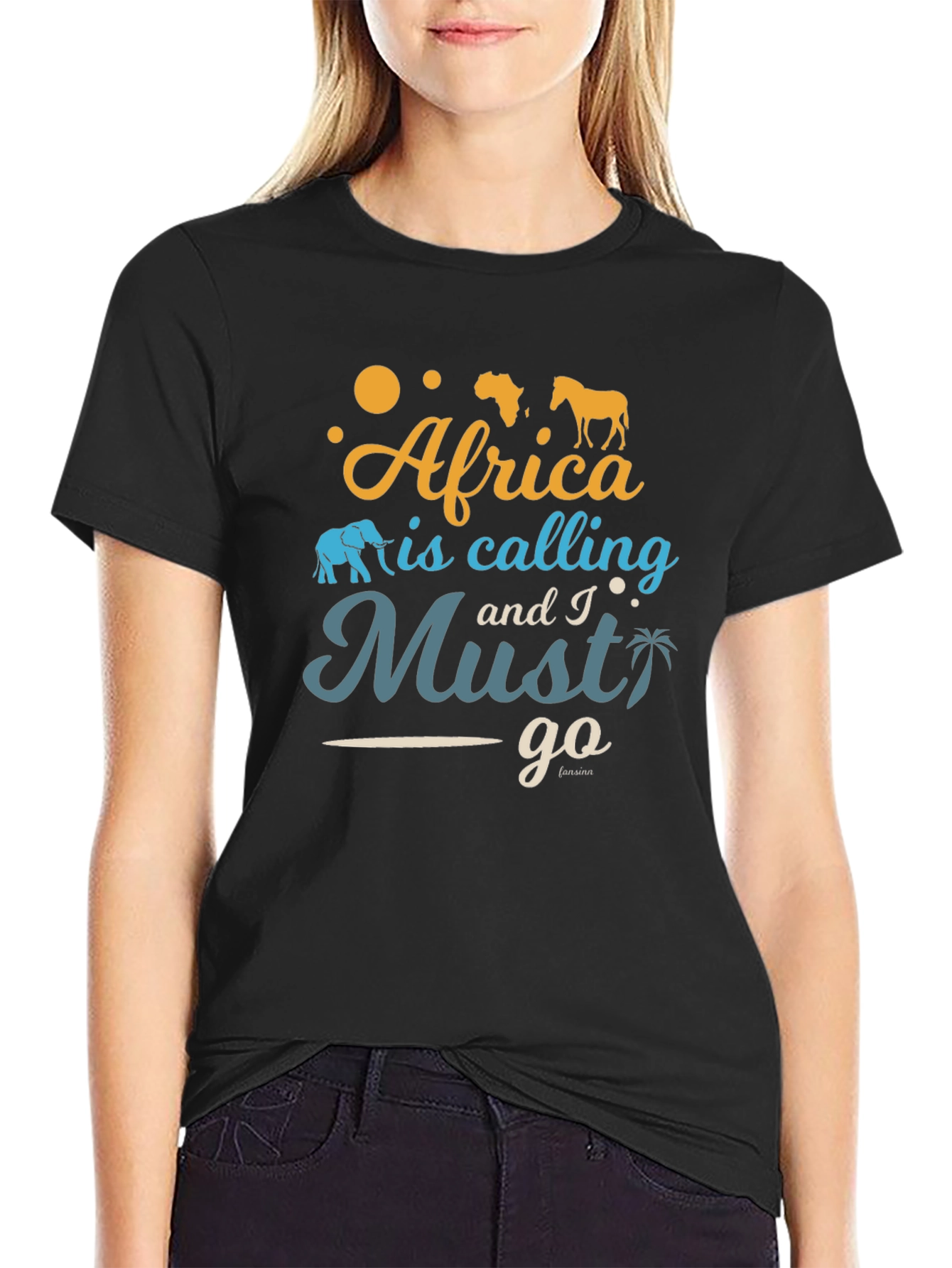 Africa Is Calling Graphic T-Shirt