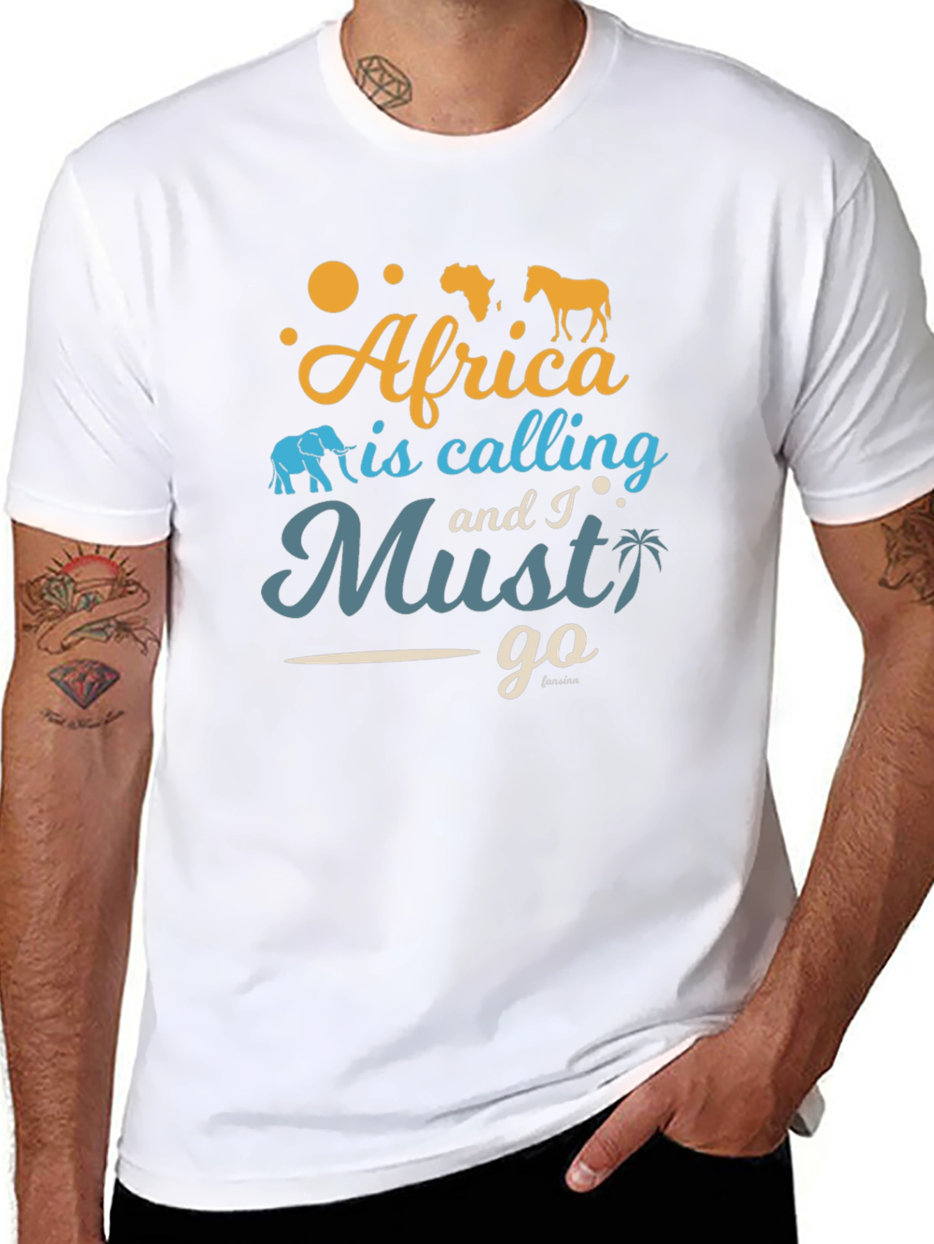 Africa Is Calling Graphic T-Shirt