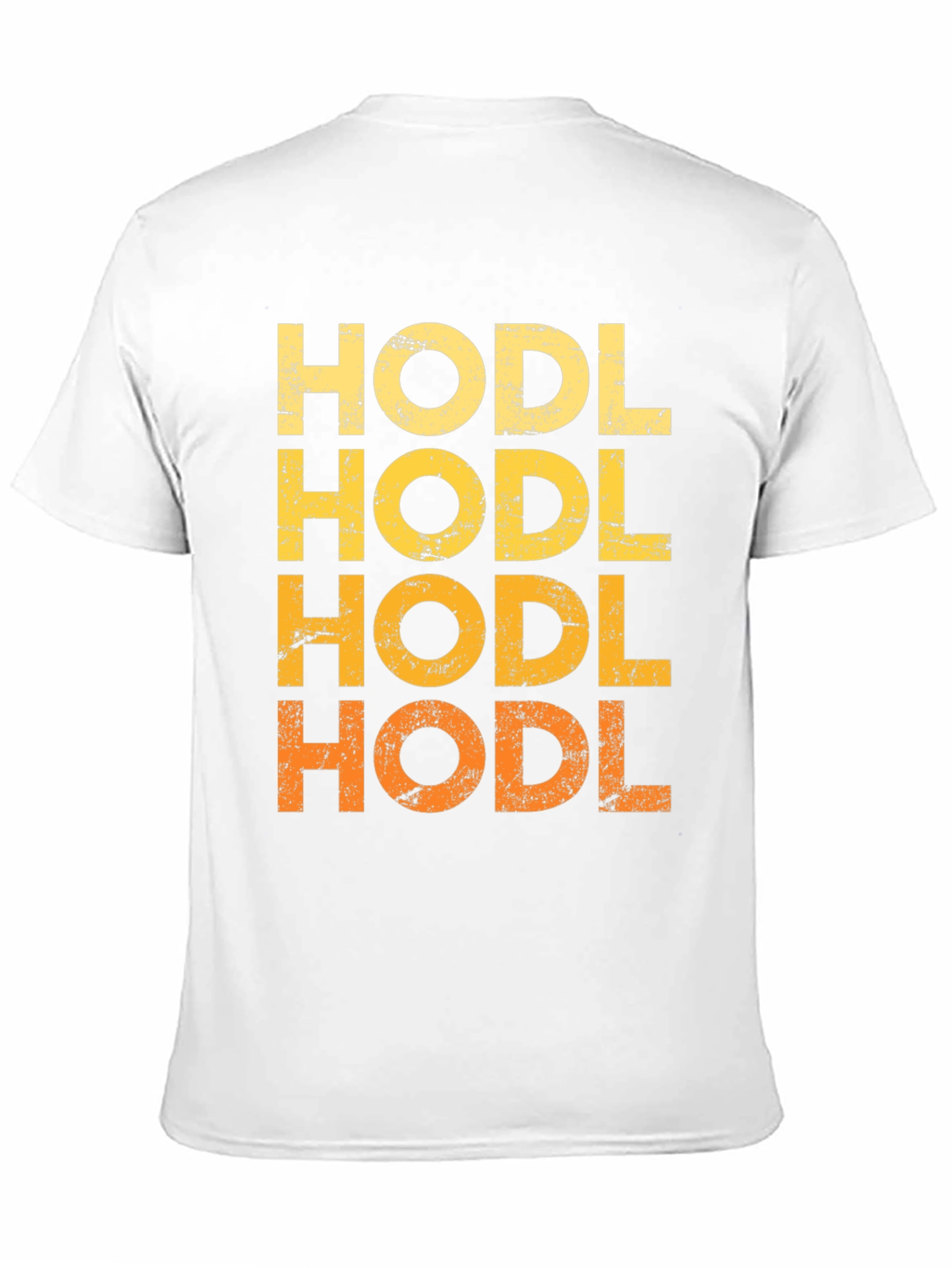 HODL Crypto T-Shirt - Distressed Graphic Tee