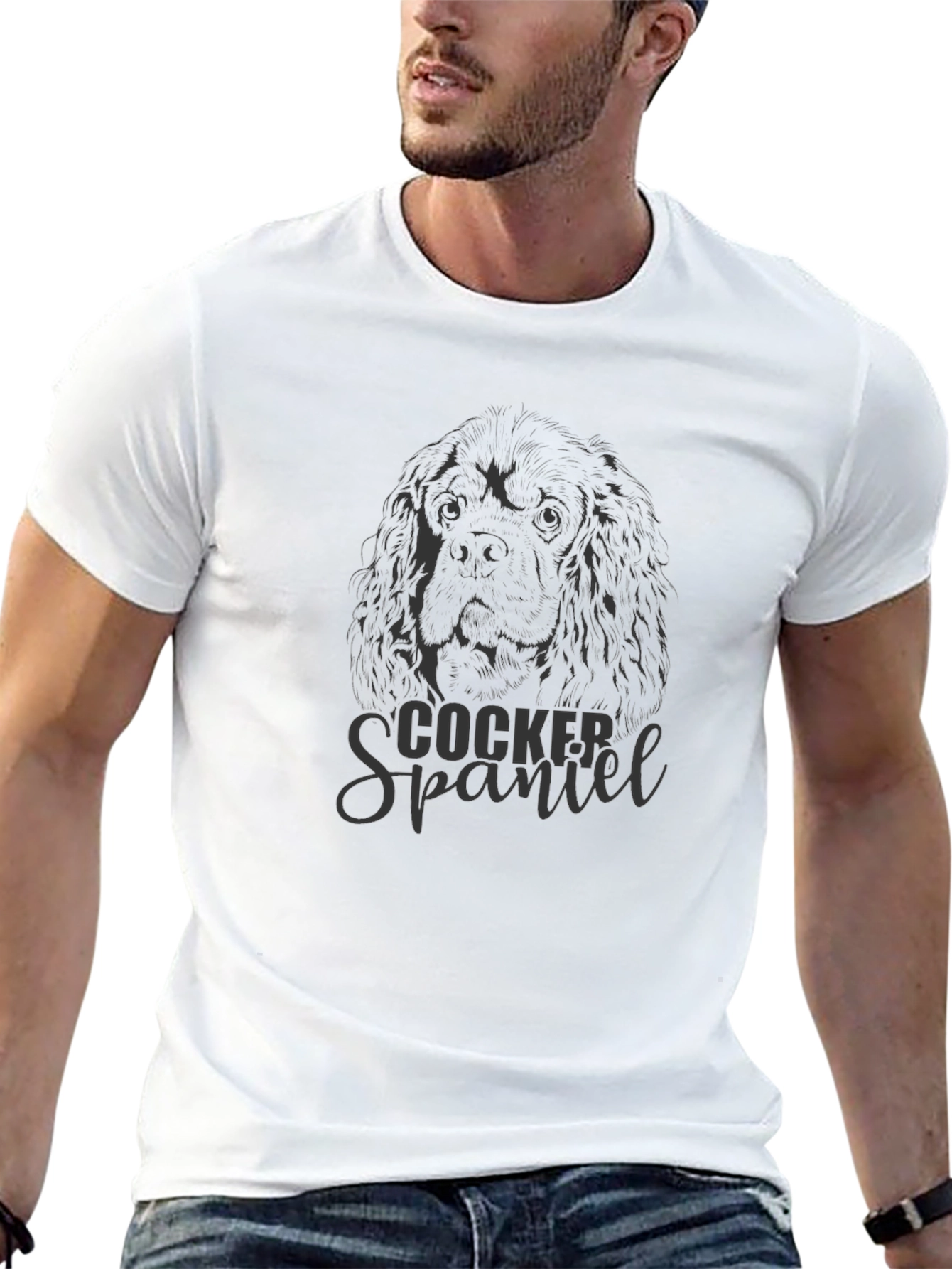 Cocker Spaniel Graphic Tee - Unisex Soft Cotton Blend