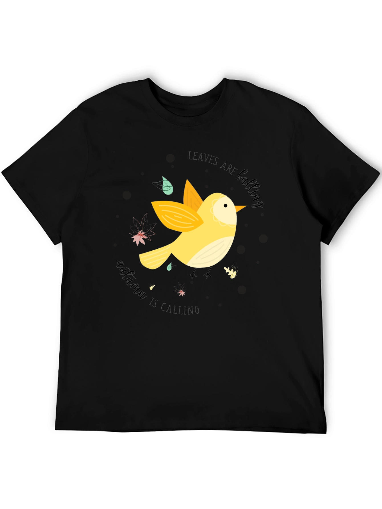 Autumn Calling Black T-Shirt