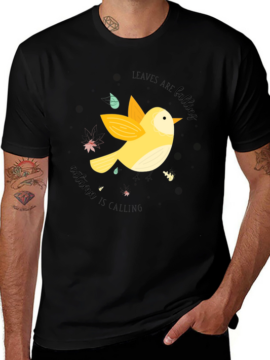 Autumn Calling Black T-Shirt