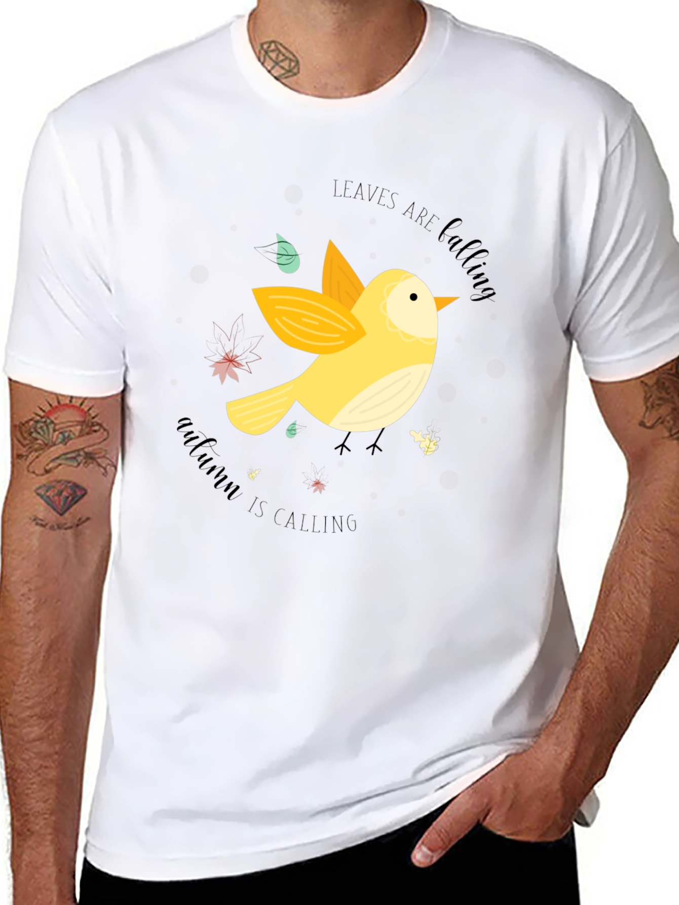 Autumn Calling Black T-Shirt