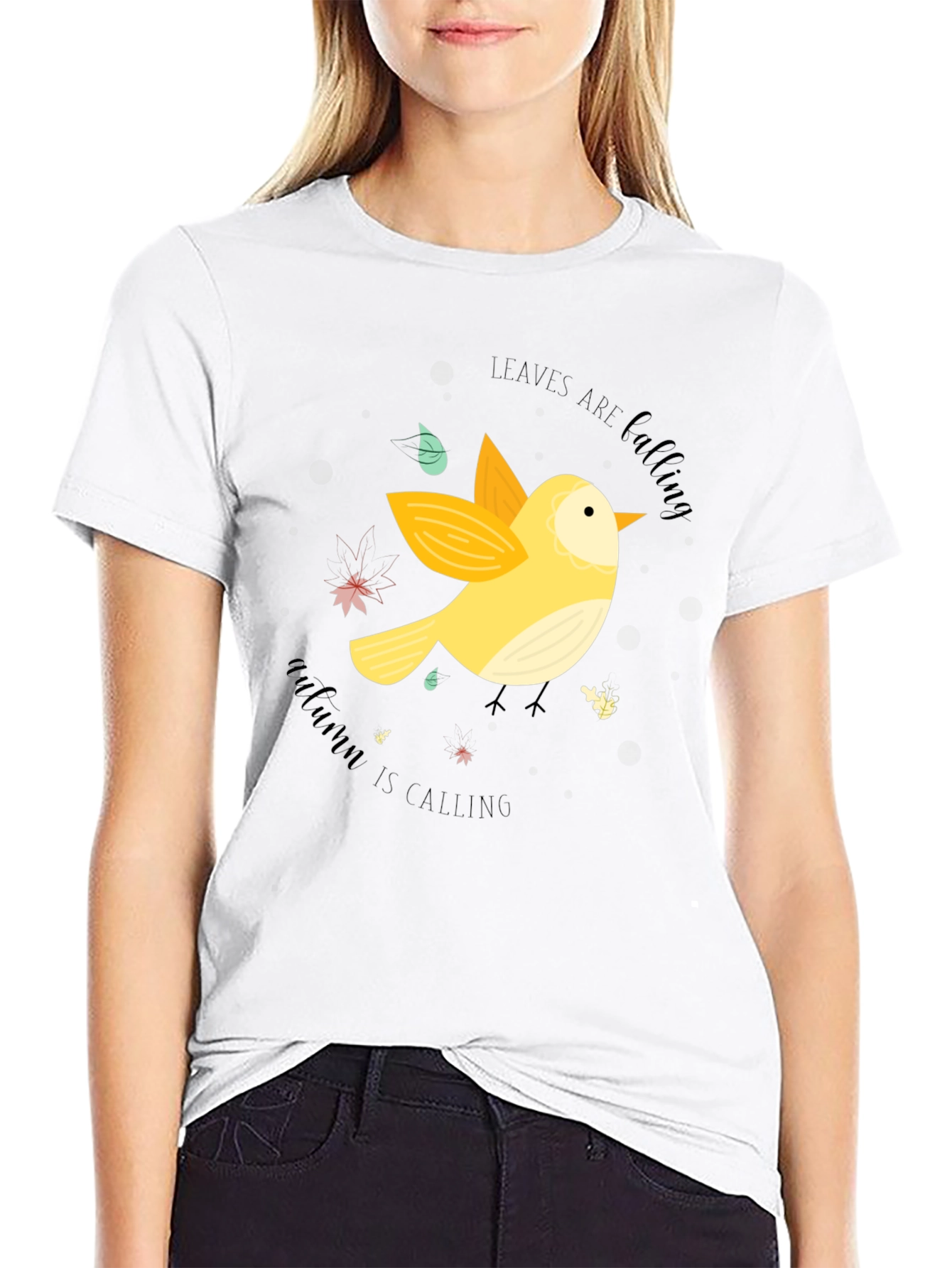 Autumn Calling Black T-Shirt