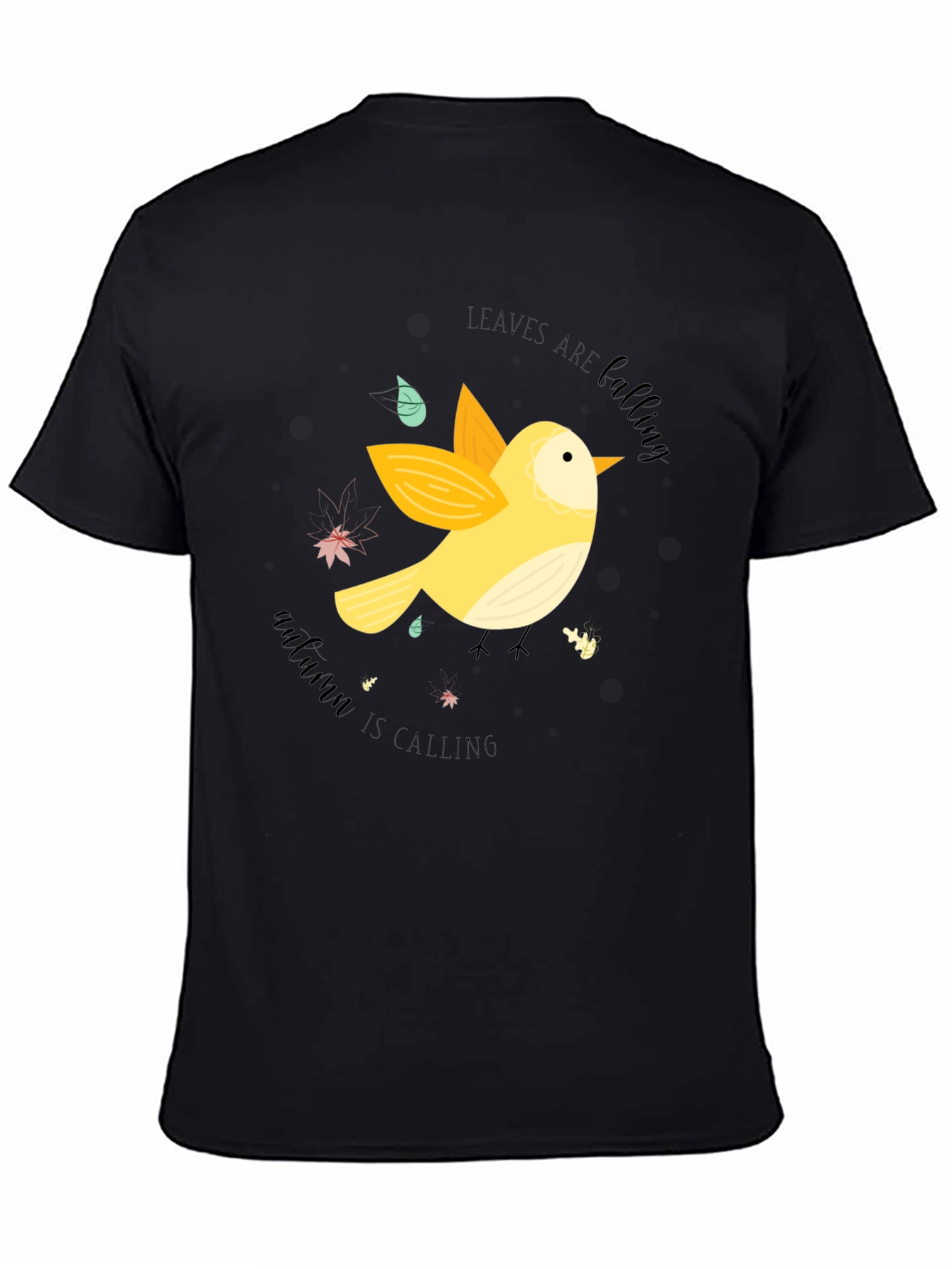 Autumn Calling Black T-Shirt
