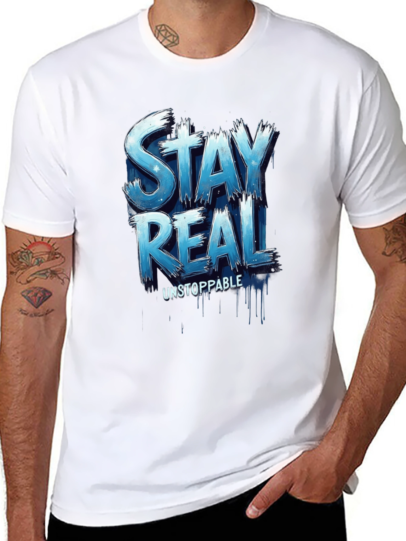 Stay Real Unstoppable Graphic T-Shirt