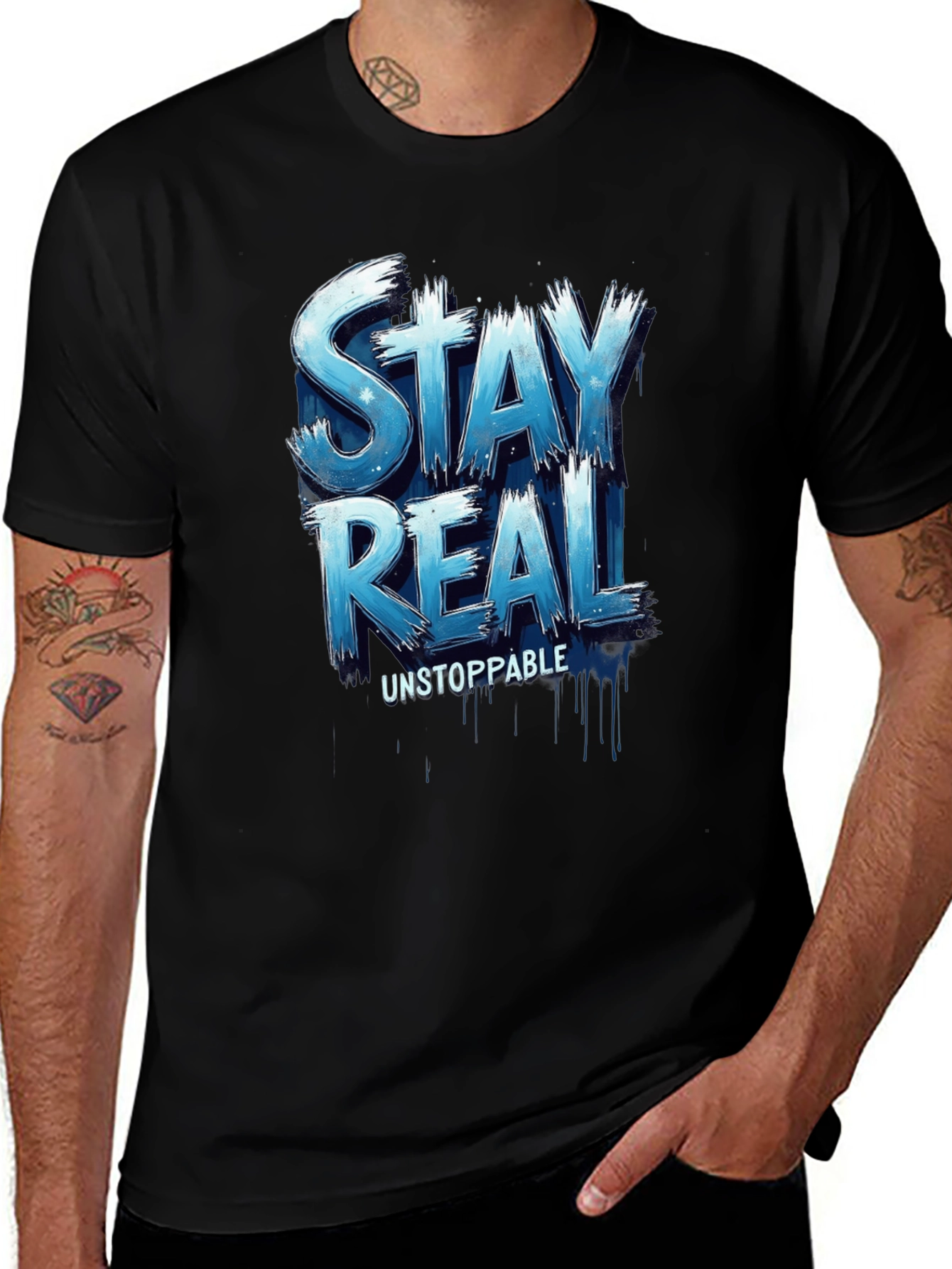 Stay Real Unstoppable Graphic T-Shirt
