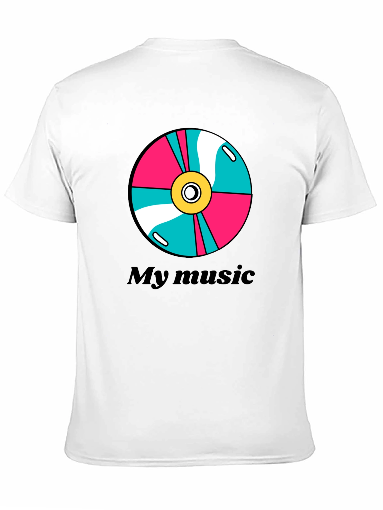 My Music Tee: Retro CD Design
