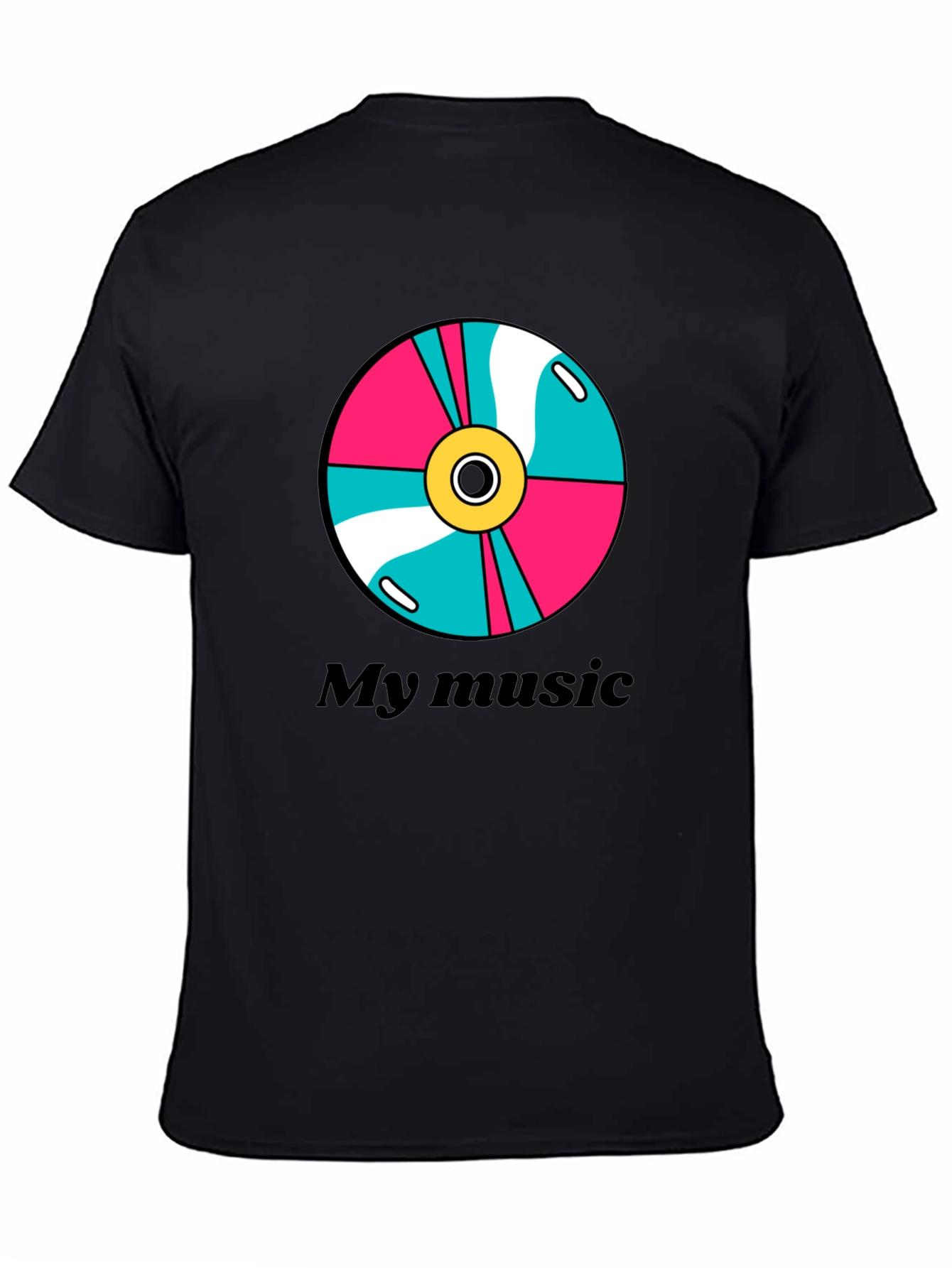 My Music Tee: Retro CD Design