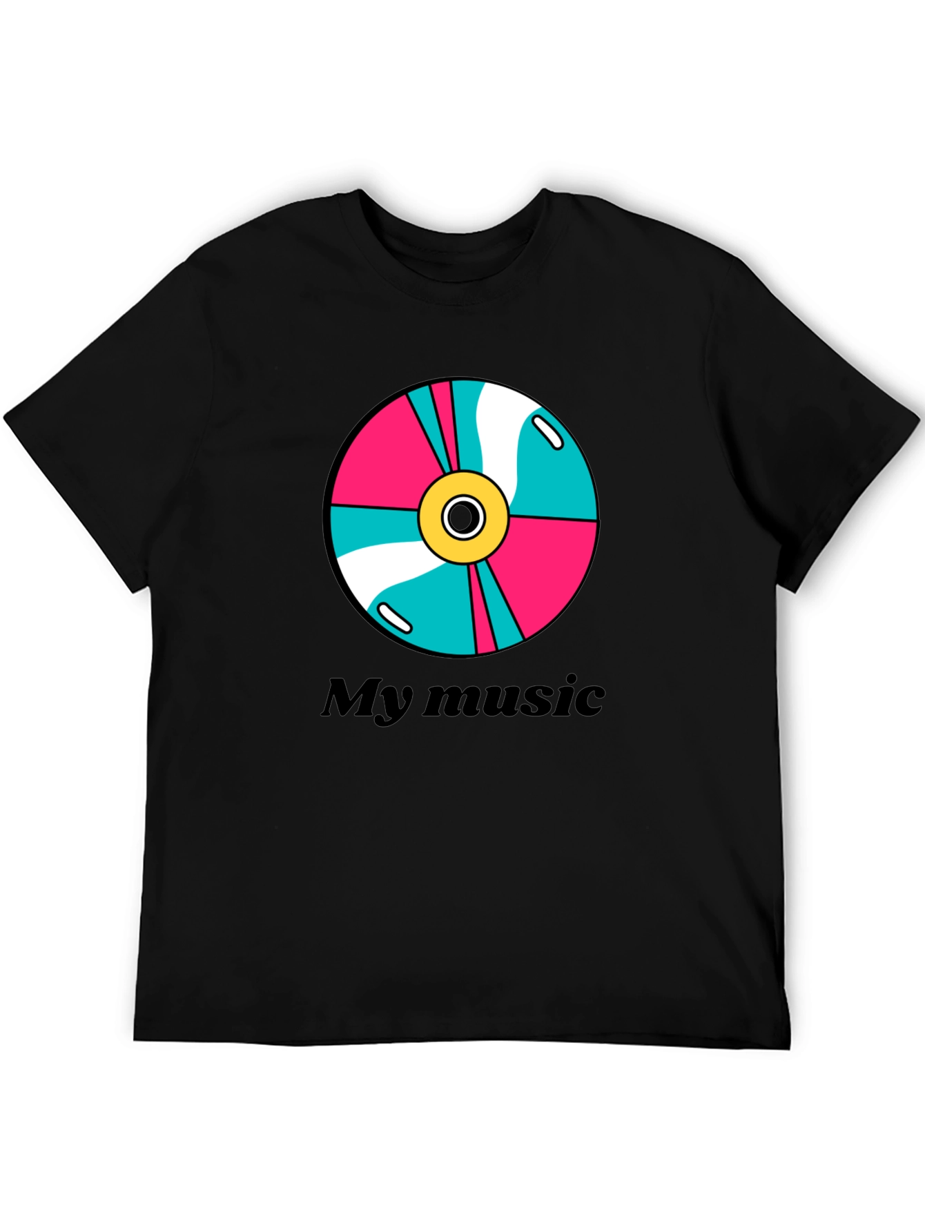 My Music Tee: Retro CD Design