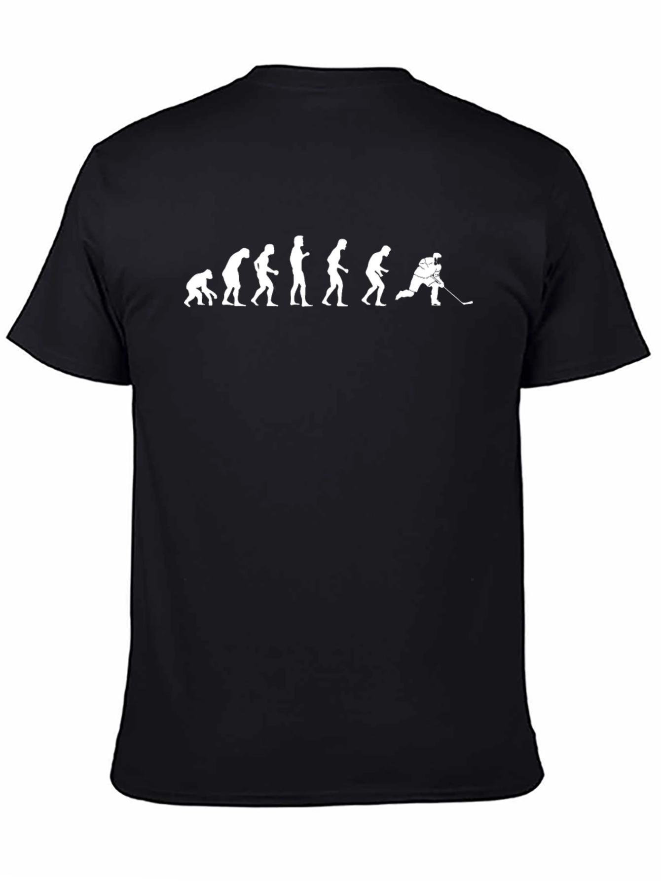 Hockey Evolution Graphic Tee - Black