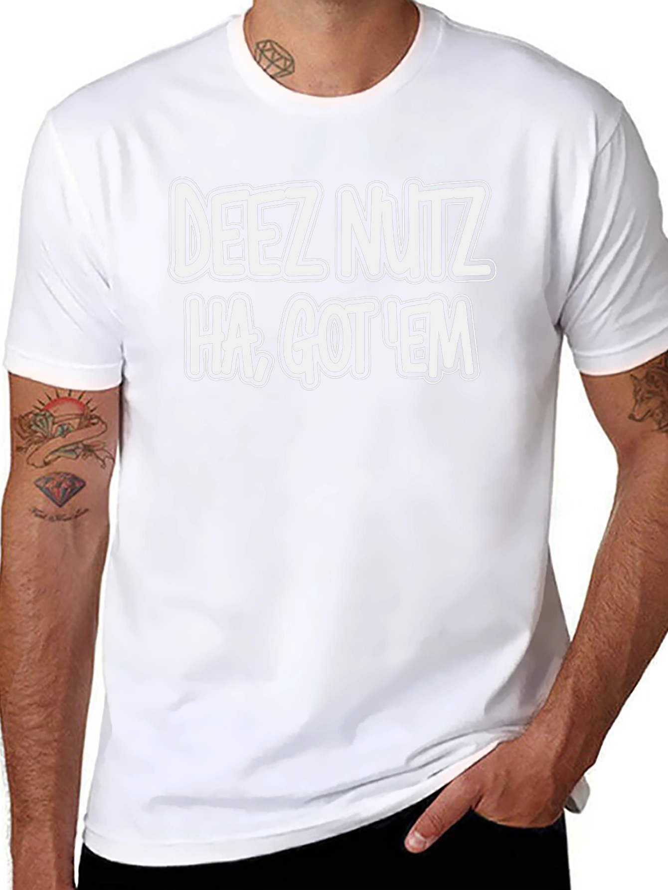 Dees Nutz T-Shirt - Funny Graphic Tee