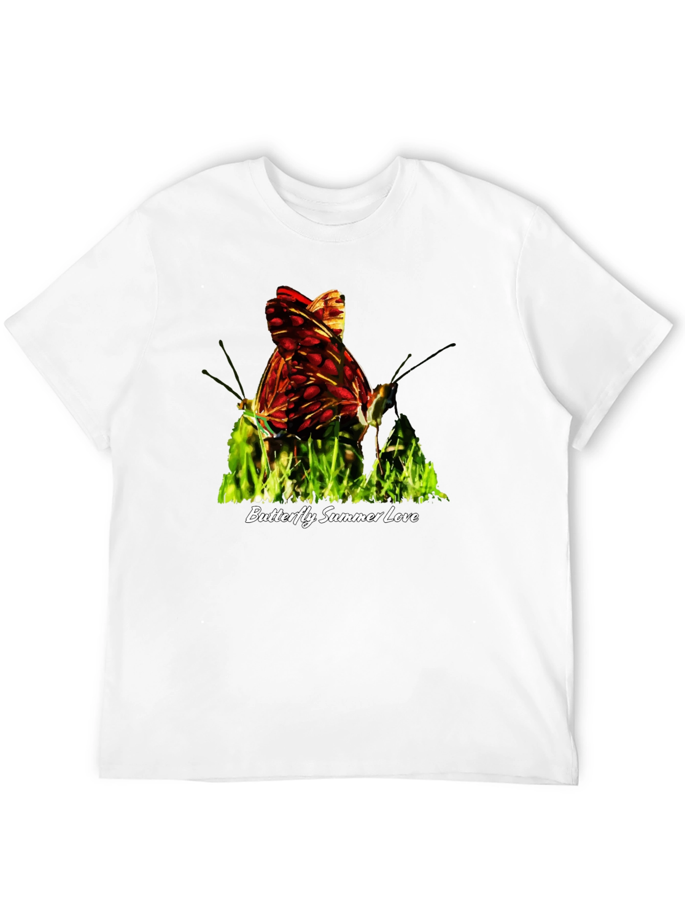 Butterfly Summer Love Graphic T-Shirt