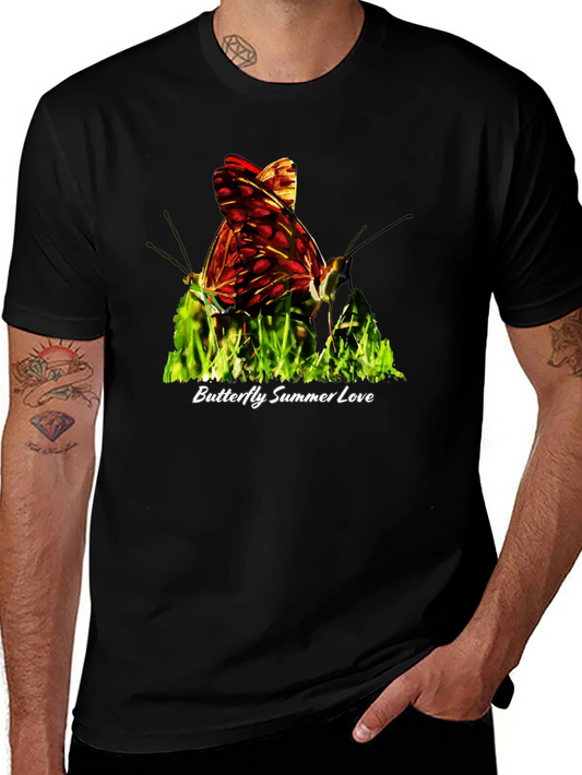Butterfly Summer Love Graphic T-Shirt