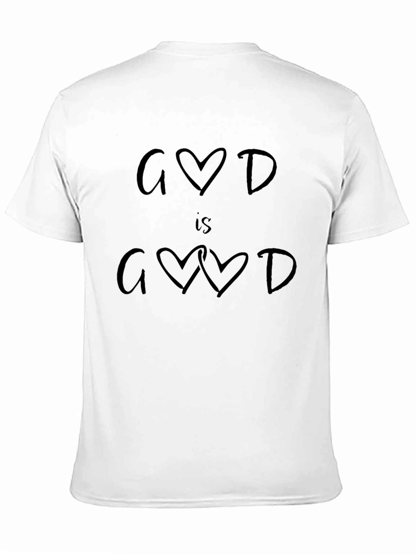 God is Good Heart Graphic T-Shirt