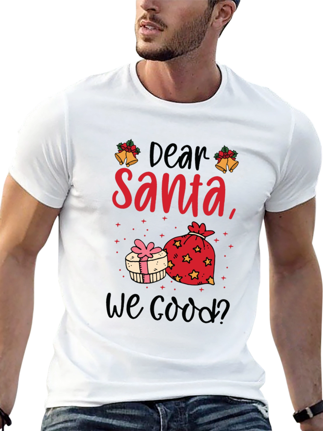 Dear Santa T-Shirt - Christmas Graphic Tee