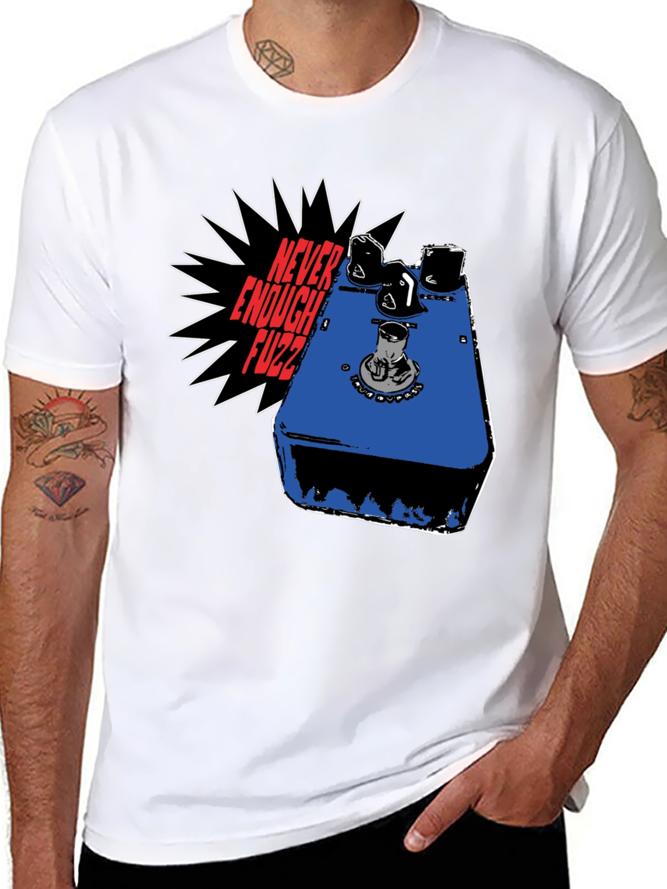 Never Enough Fuzz Guitar Pedal T-Shirt