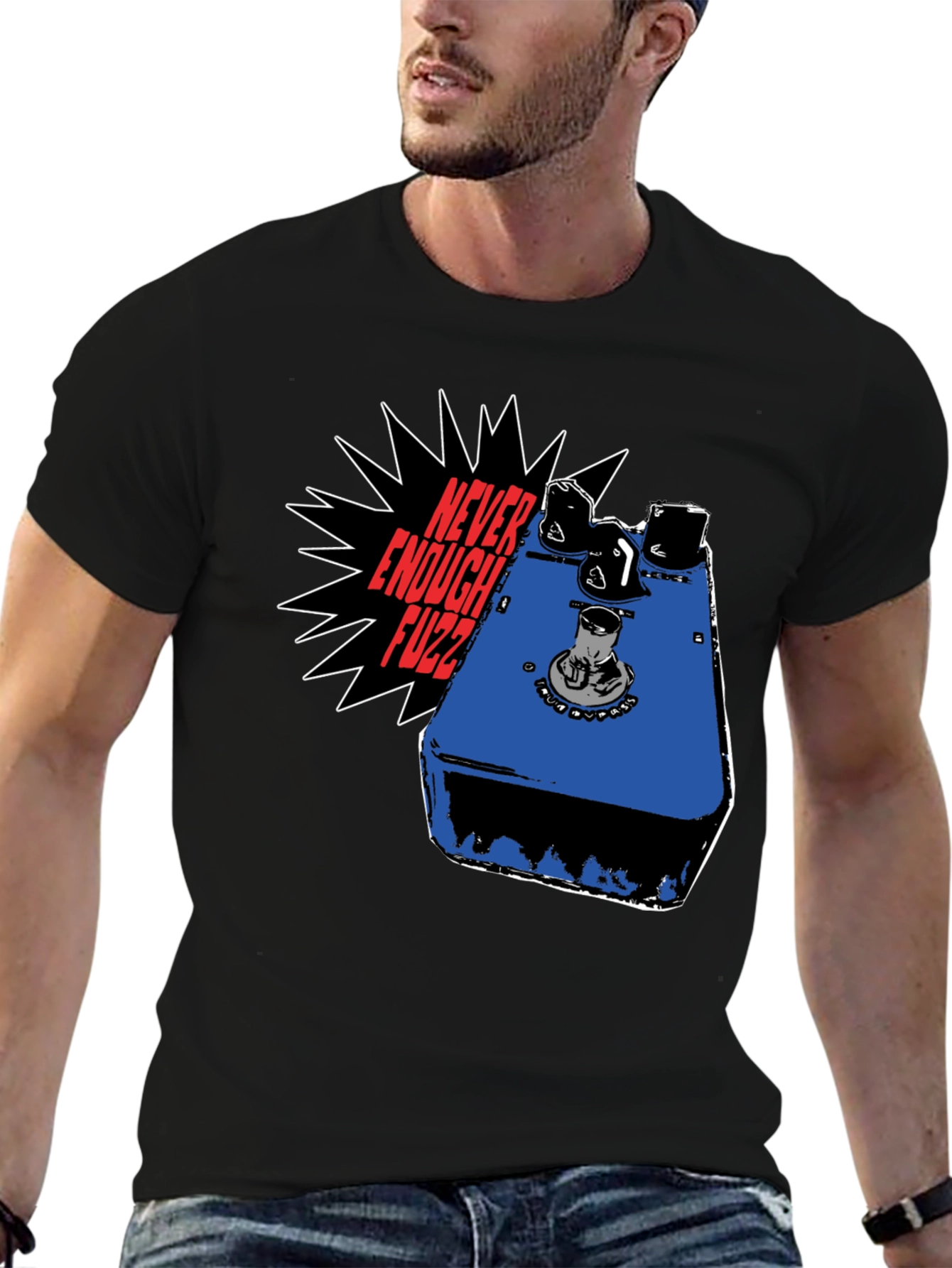 Never Enough Fuzz Guitar Pedal T-Shirt