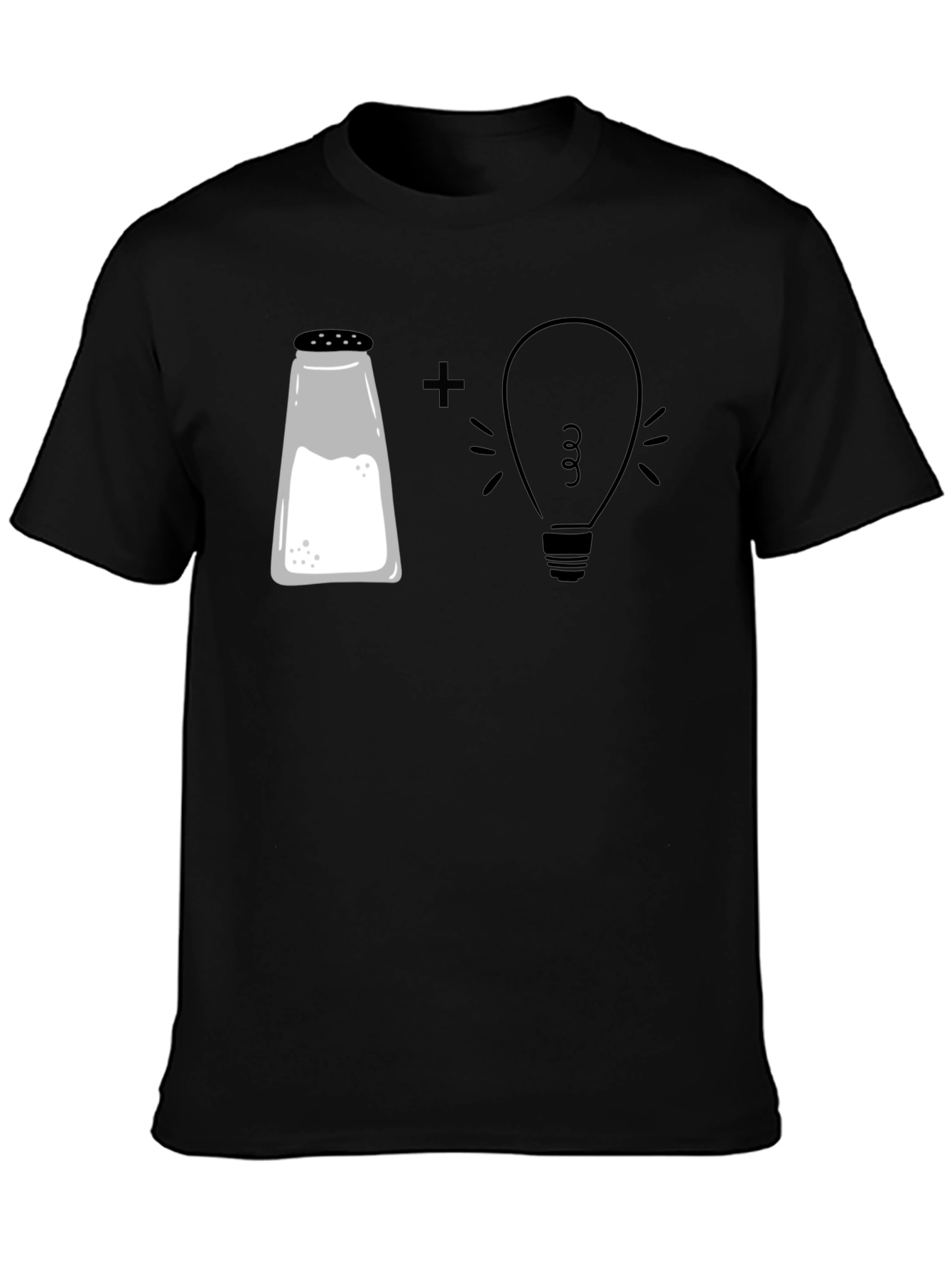 Salt Plus Light Bulb Funny T-Shirt