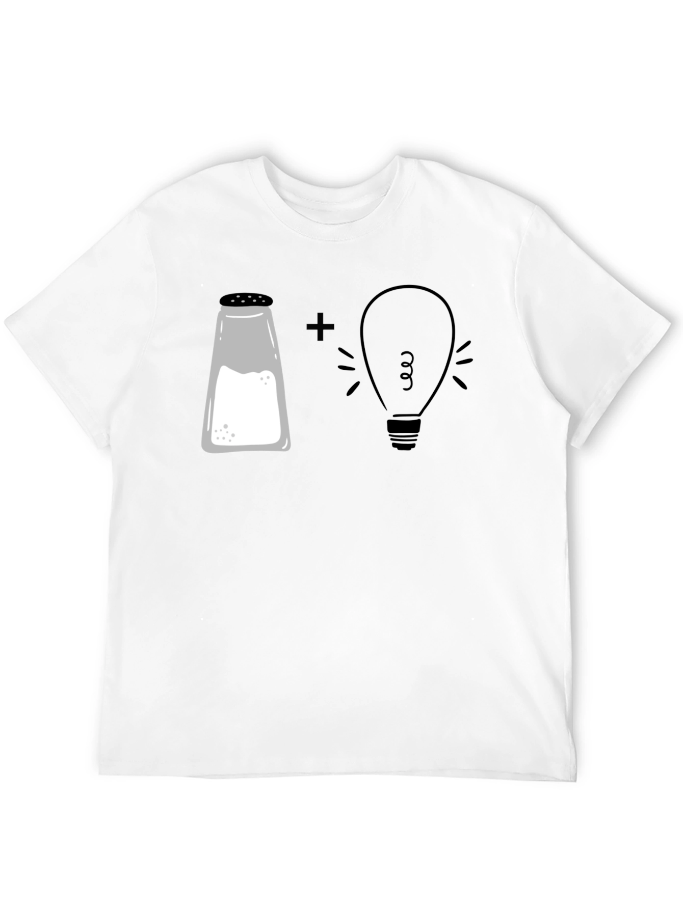 Salt Plus Light Bulb Funny T-Shirt