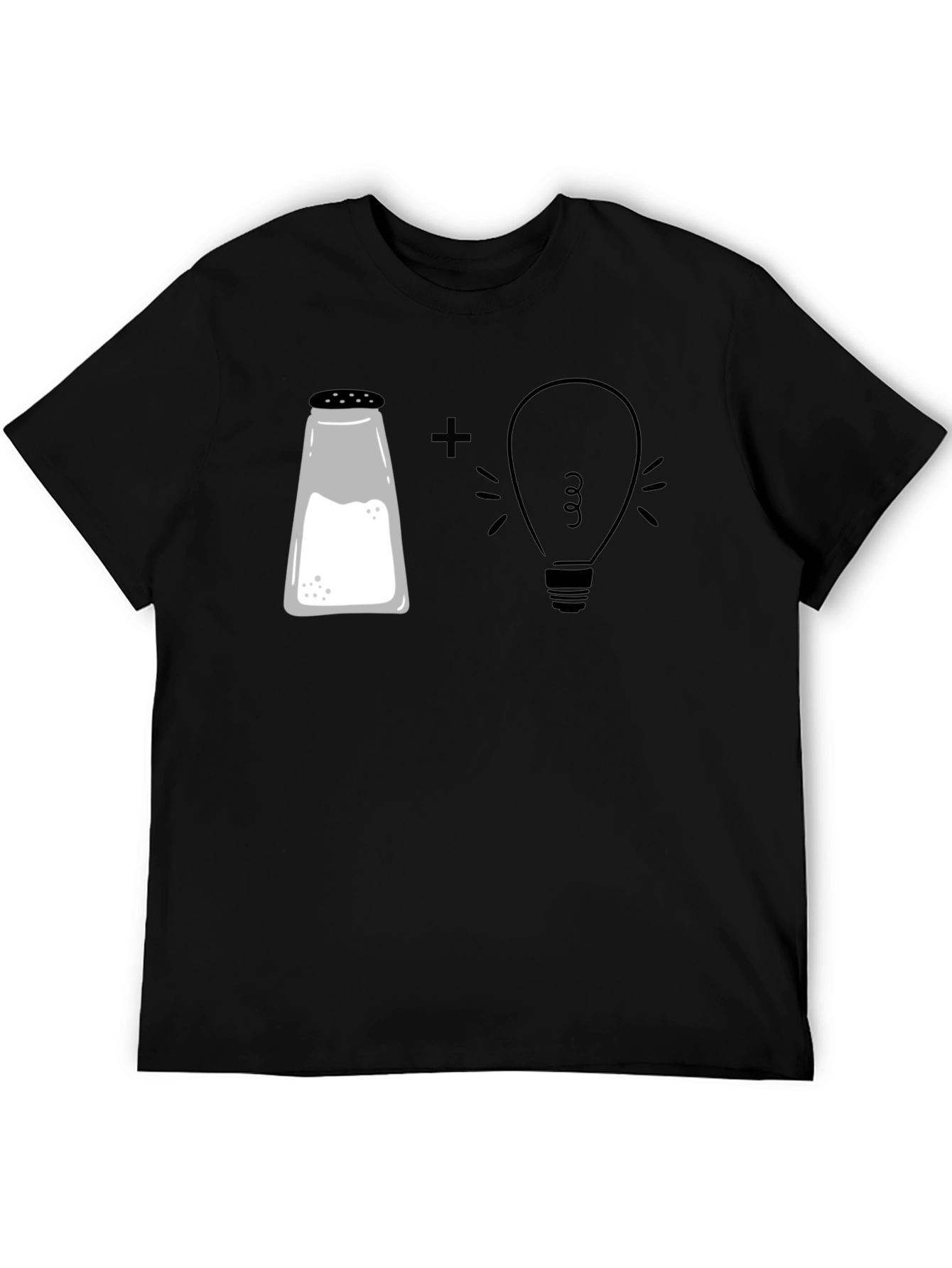 Salt Plus Light Bulb Funny T-Shirt
