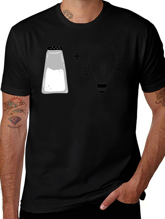 Salt Plus Light Bulb Funny T-Shirt