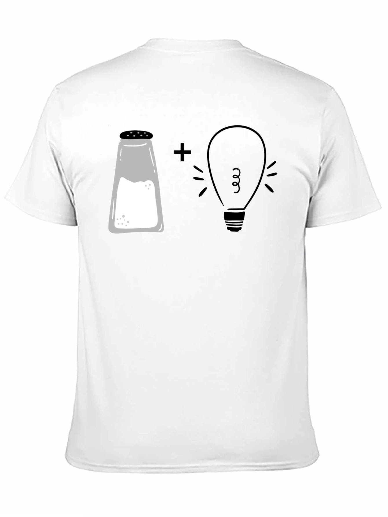 Salt Plus Light Bulb Funny T-Shirt