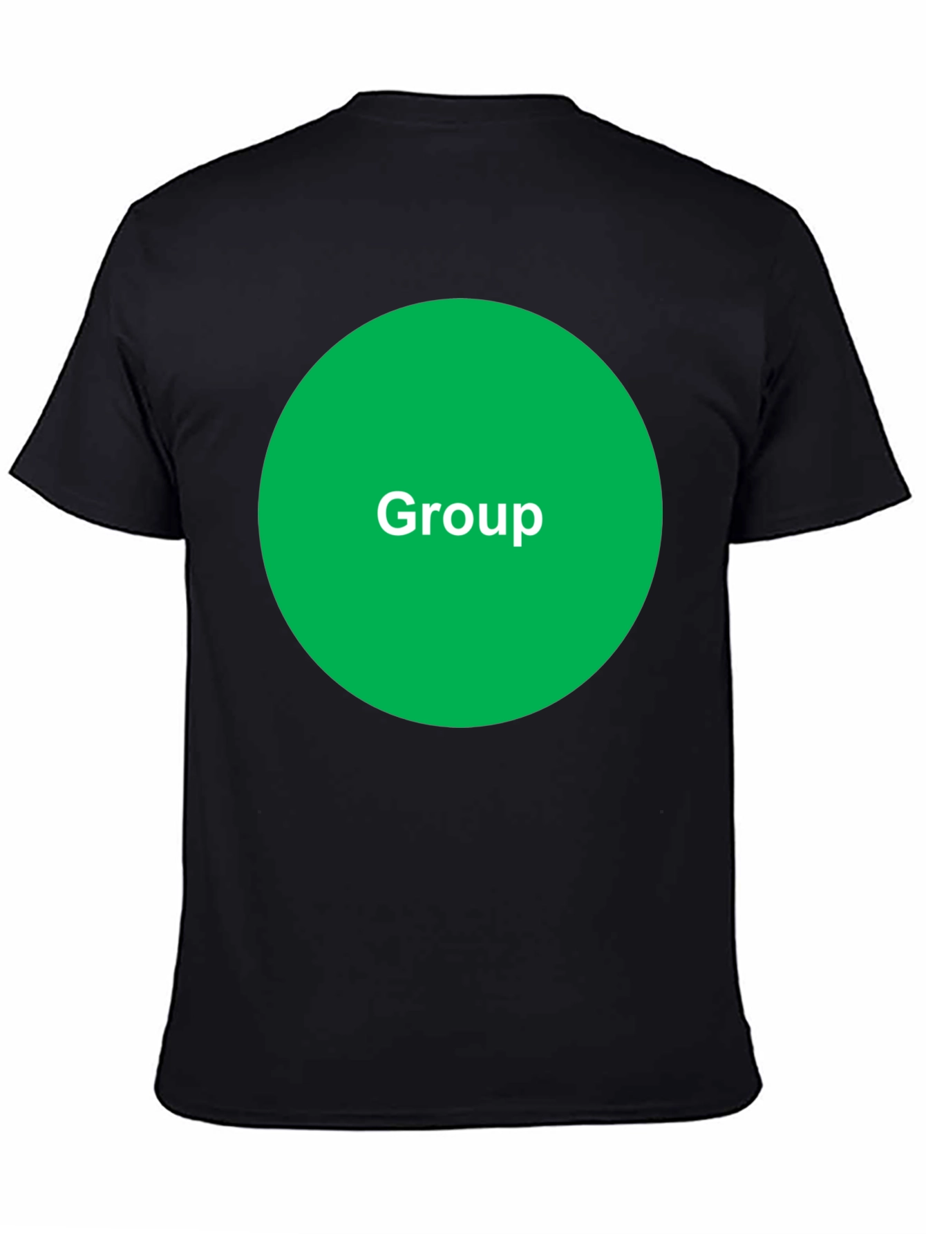 Group Green Circle Black T-Shirt