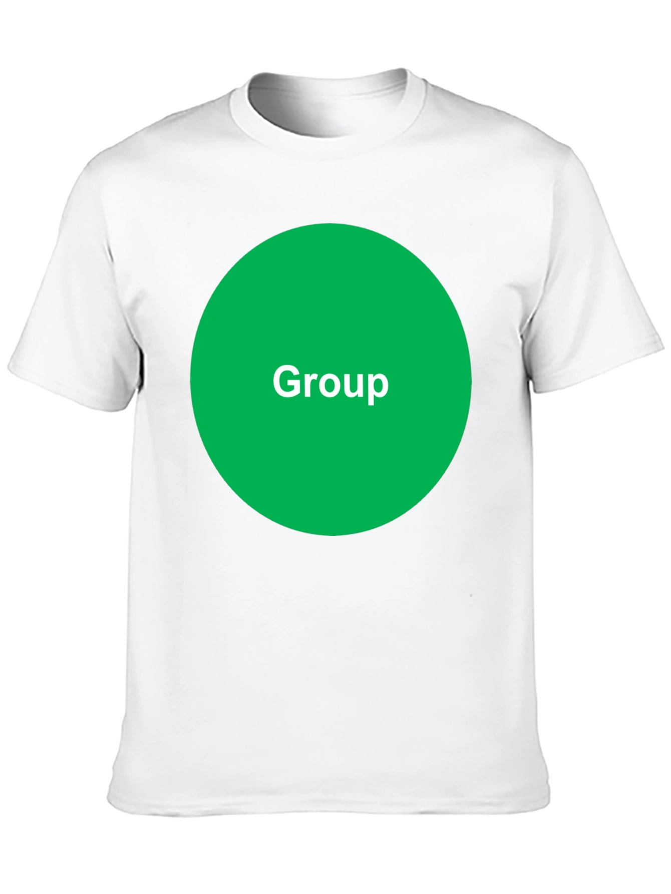 Group Green Circle Black T-Shirt