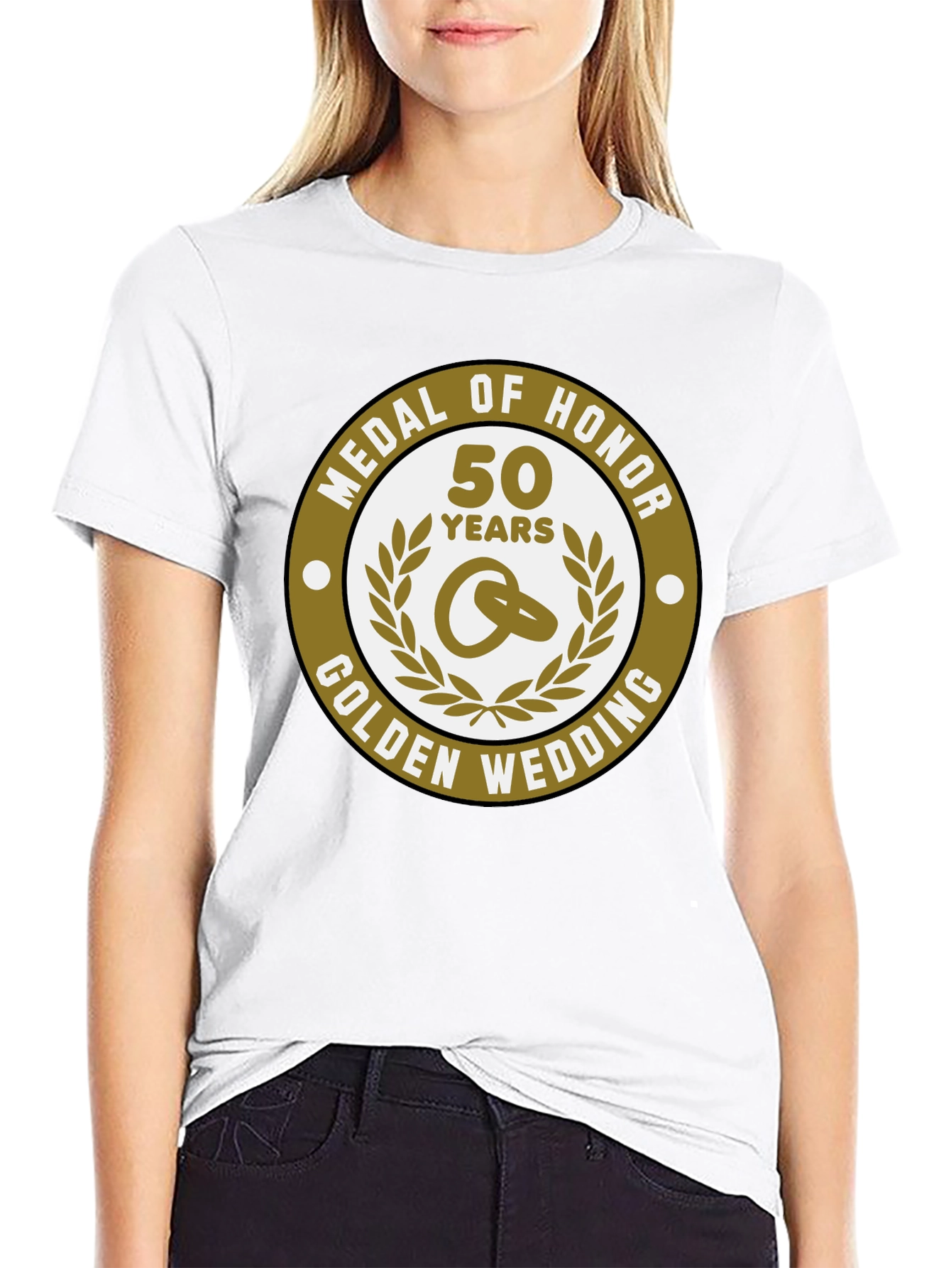 50th Golden Wedding Anniversary Medal of Honor T-Shirt