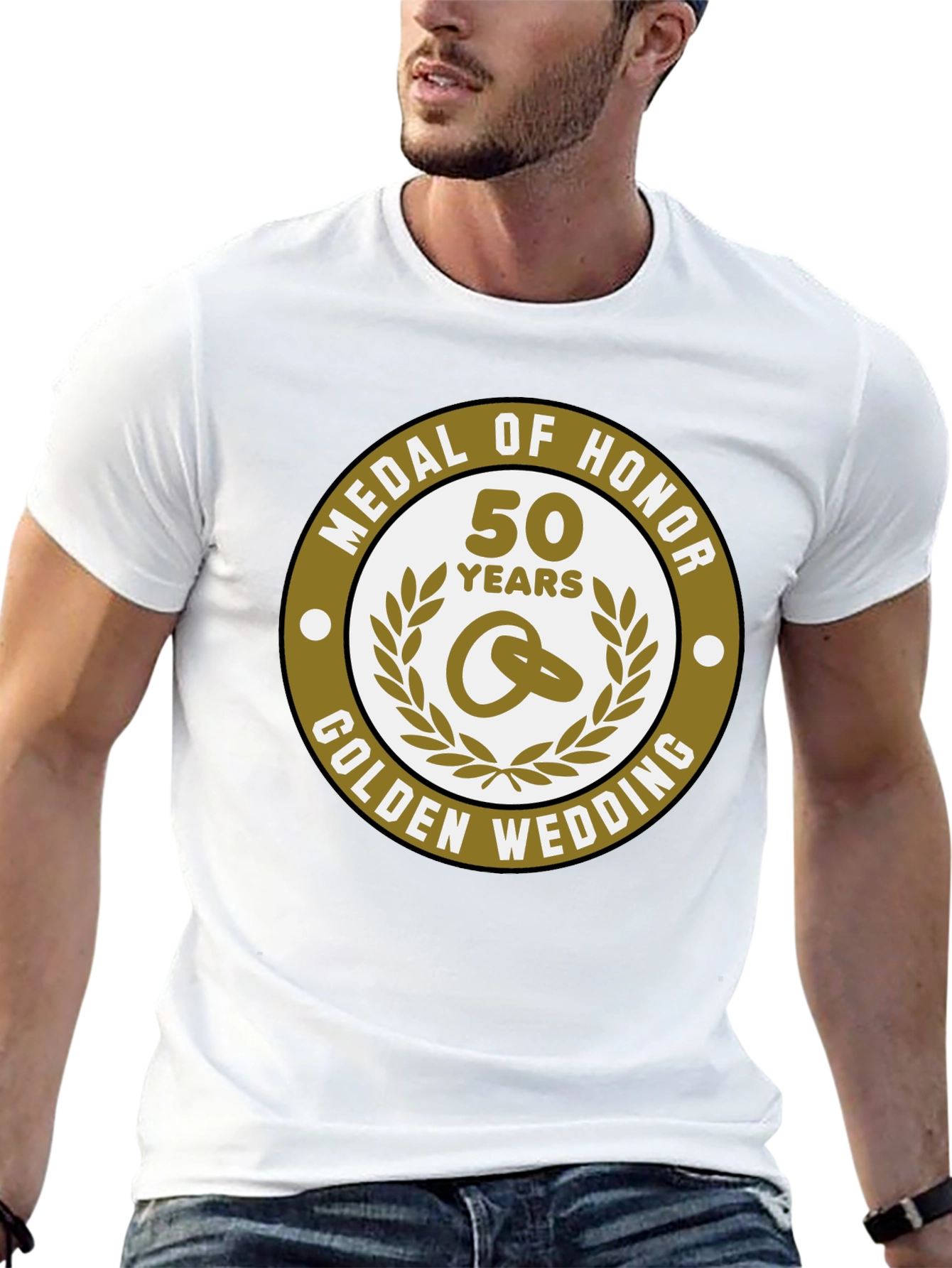 50th Golden Wedding Anniversary Medal of Honor T-Shirt