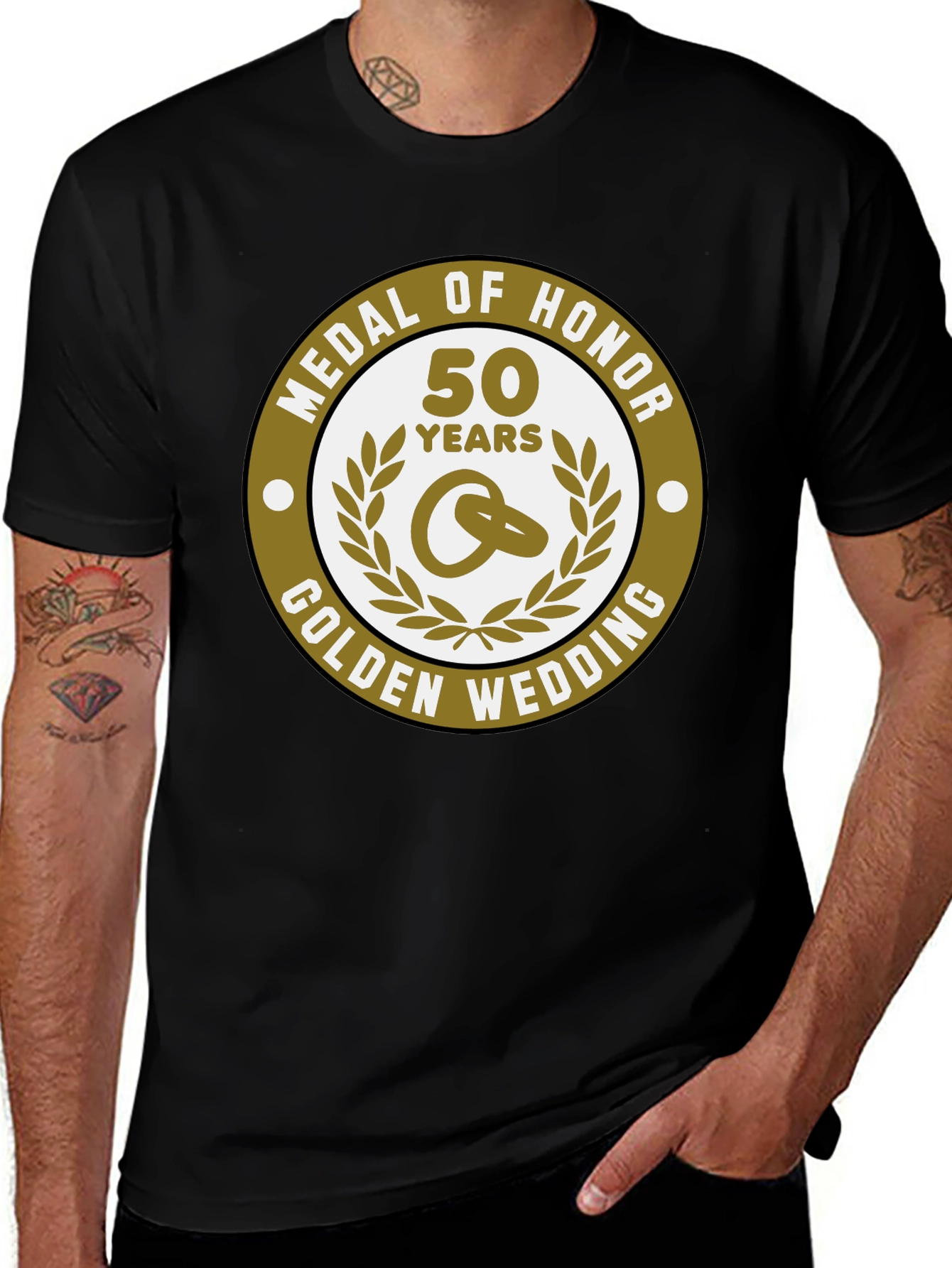 50th Golden Wedding Anniversary Medal of Honor T-Shirt